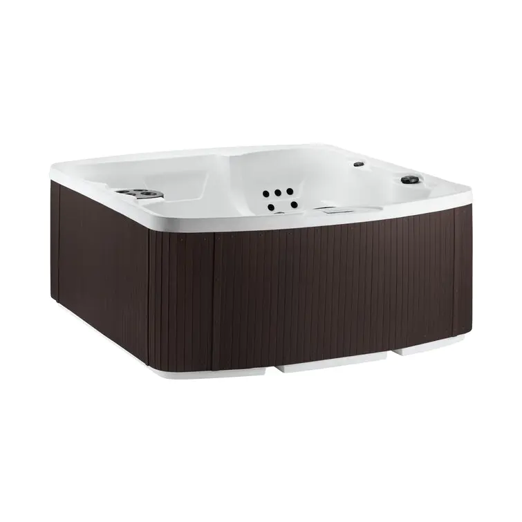 Lifesmart Spas 110 Volt 5 - Person 23 - Jet Rectangle Plug And Play Hot Tub with Ozonator in Espresso