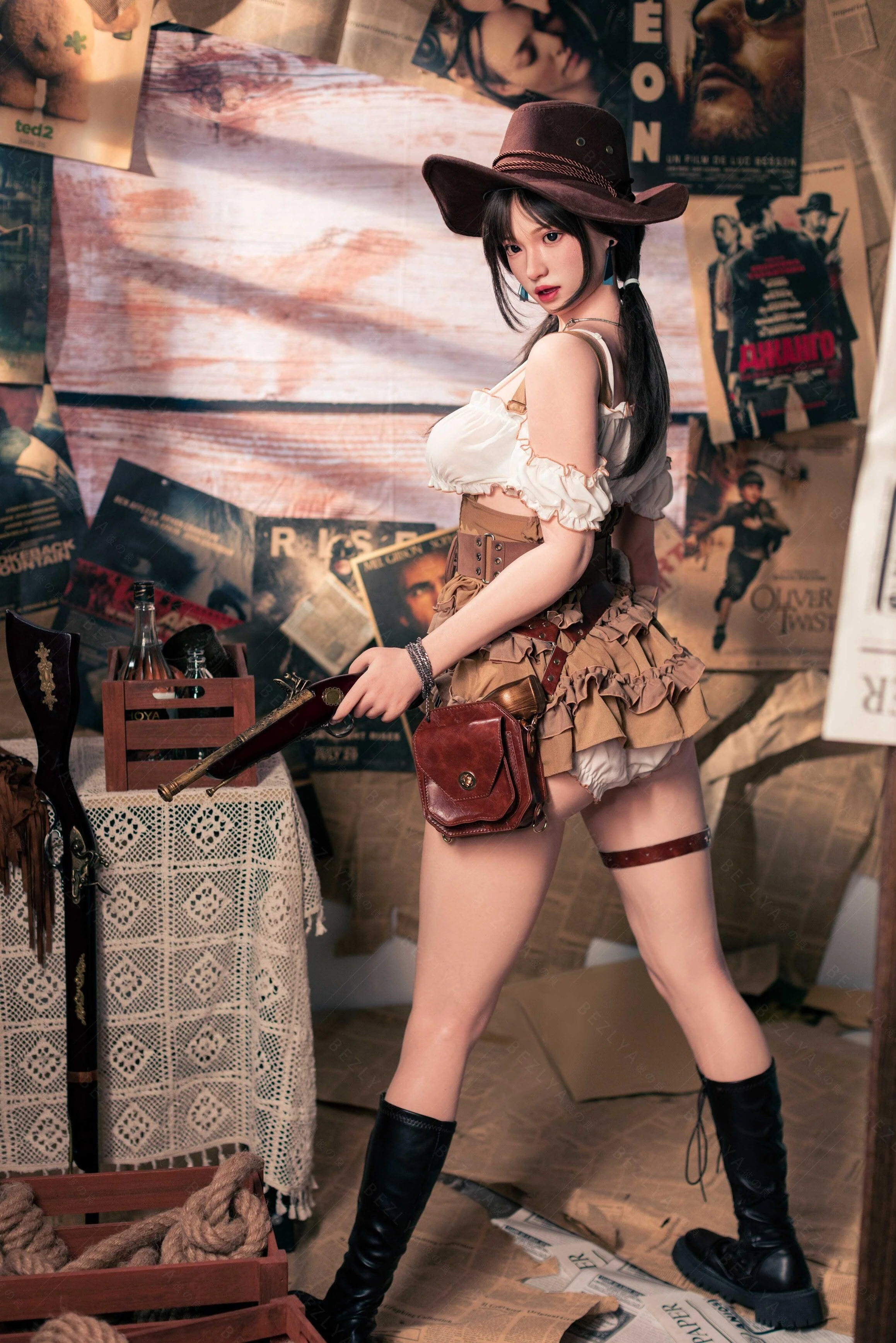 sex doll RCBezlya - Helianthus - 162cm/5ft3.75 - 2.2U A-cup - Silicone Sex Doll - R C