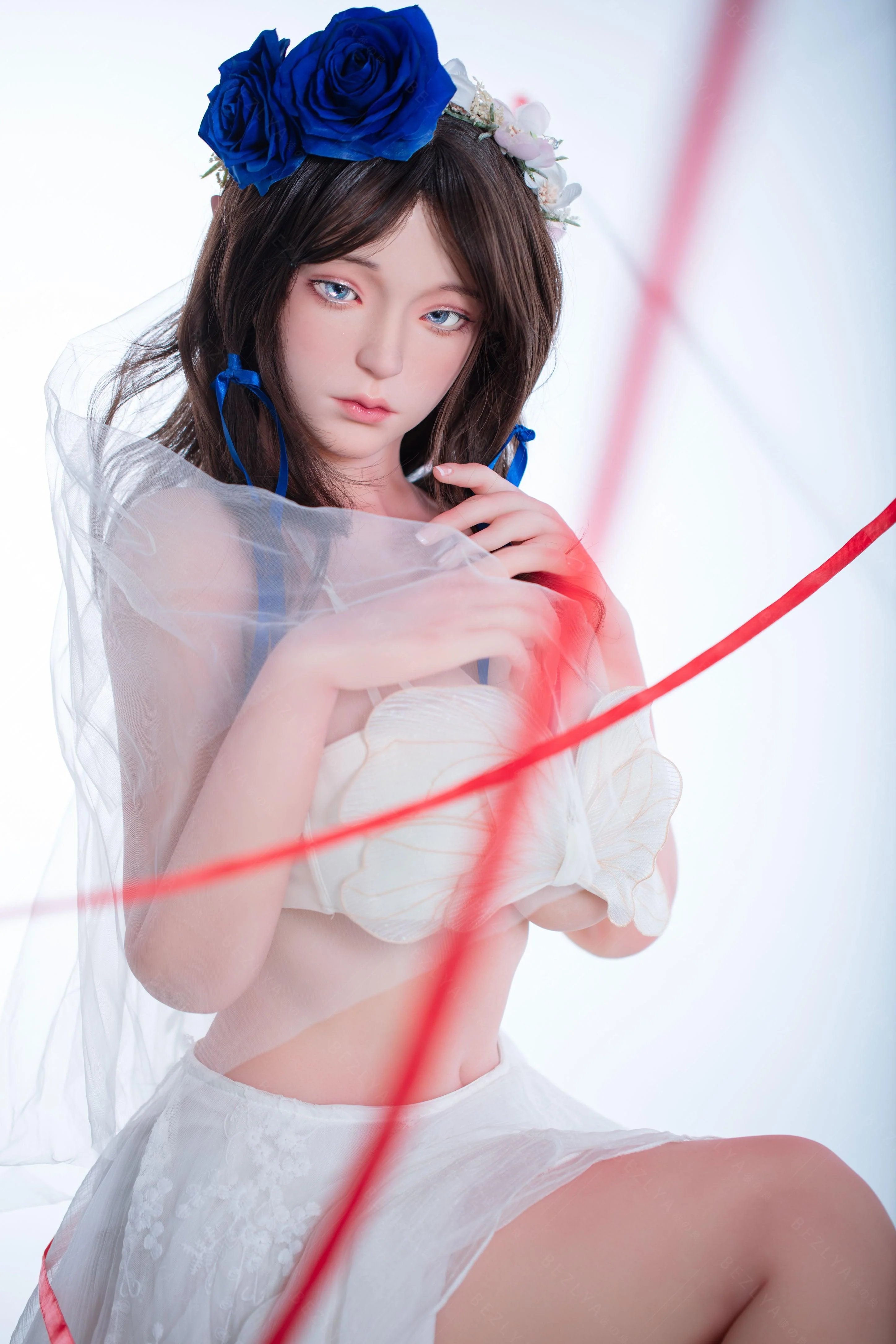 sex doll RCBezlya - Pansy - 155cm/5ft1 - 2.0 F-cup - Silicone Head + TPE Body Sex Doll - R C