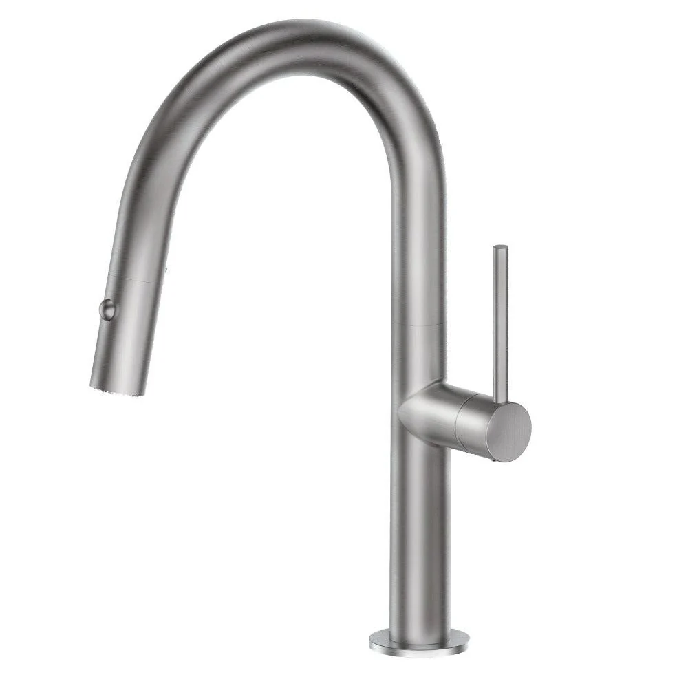2026 ZLINE Voltaire Pull Down Single Handle Kitchen Faucet in Brushed Nickel (VLT-KF-BN)