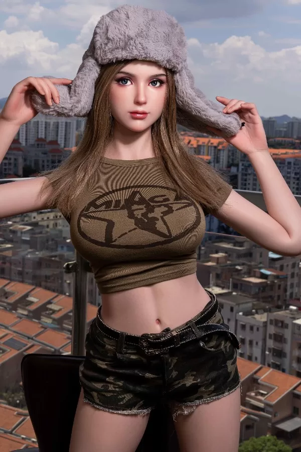 sex doll RC168cm / 5ft6 Big Breast Sweet Best Silicone Sex Doll - Dime Doll: Kara - R C