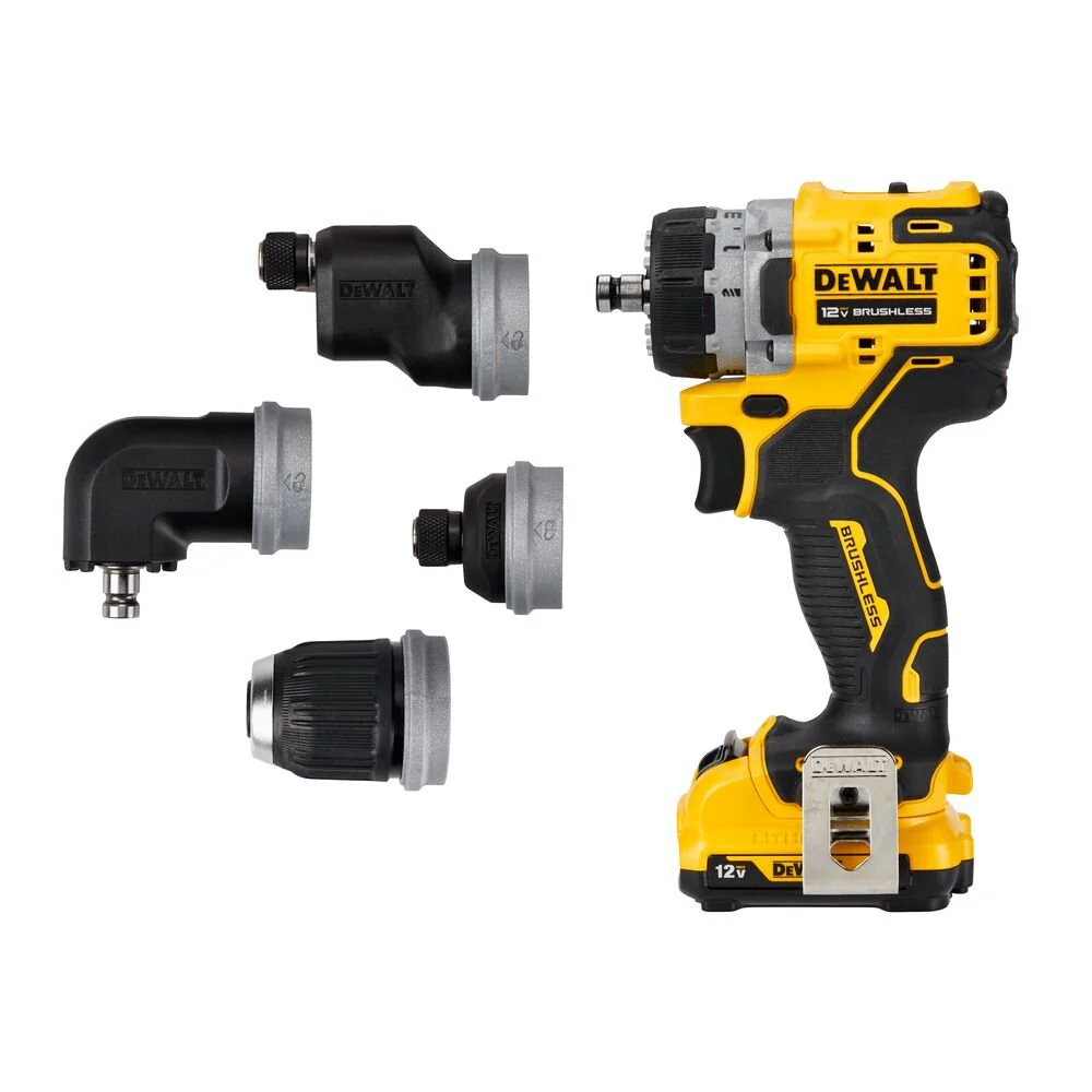 2026 DEWALT DCD703F1 XTREME™ 12V MAX* BRUSHLESS CORDLESS 5-IN-1 DRILL/DRIVER KIT