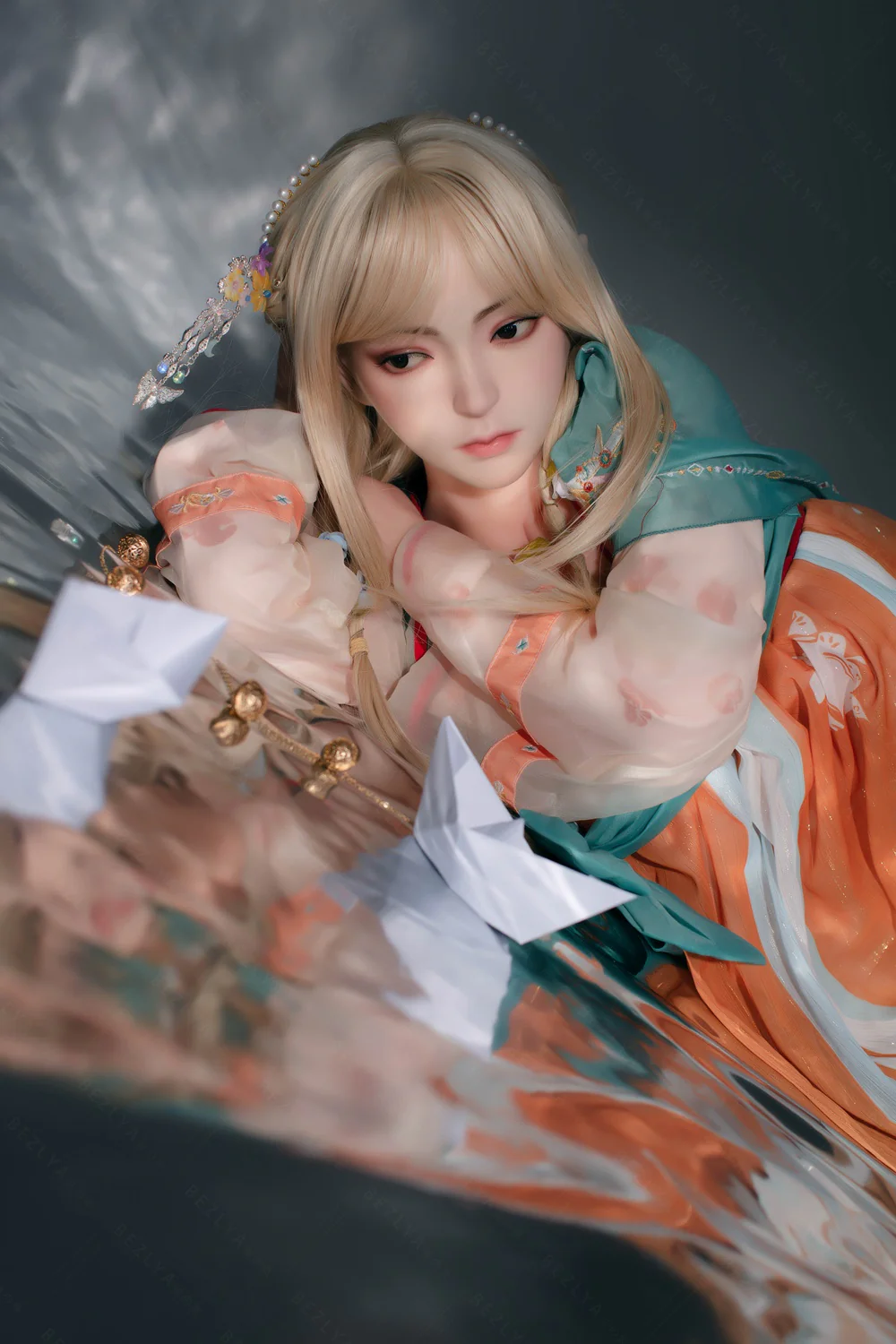 sex doll RCBezlya - Pansy - 160cm/5ft3 - 2.0 C-cup - Silicone Head + TPE Body Sex Doll - R C