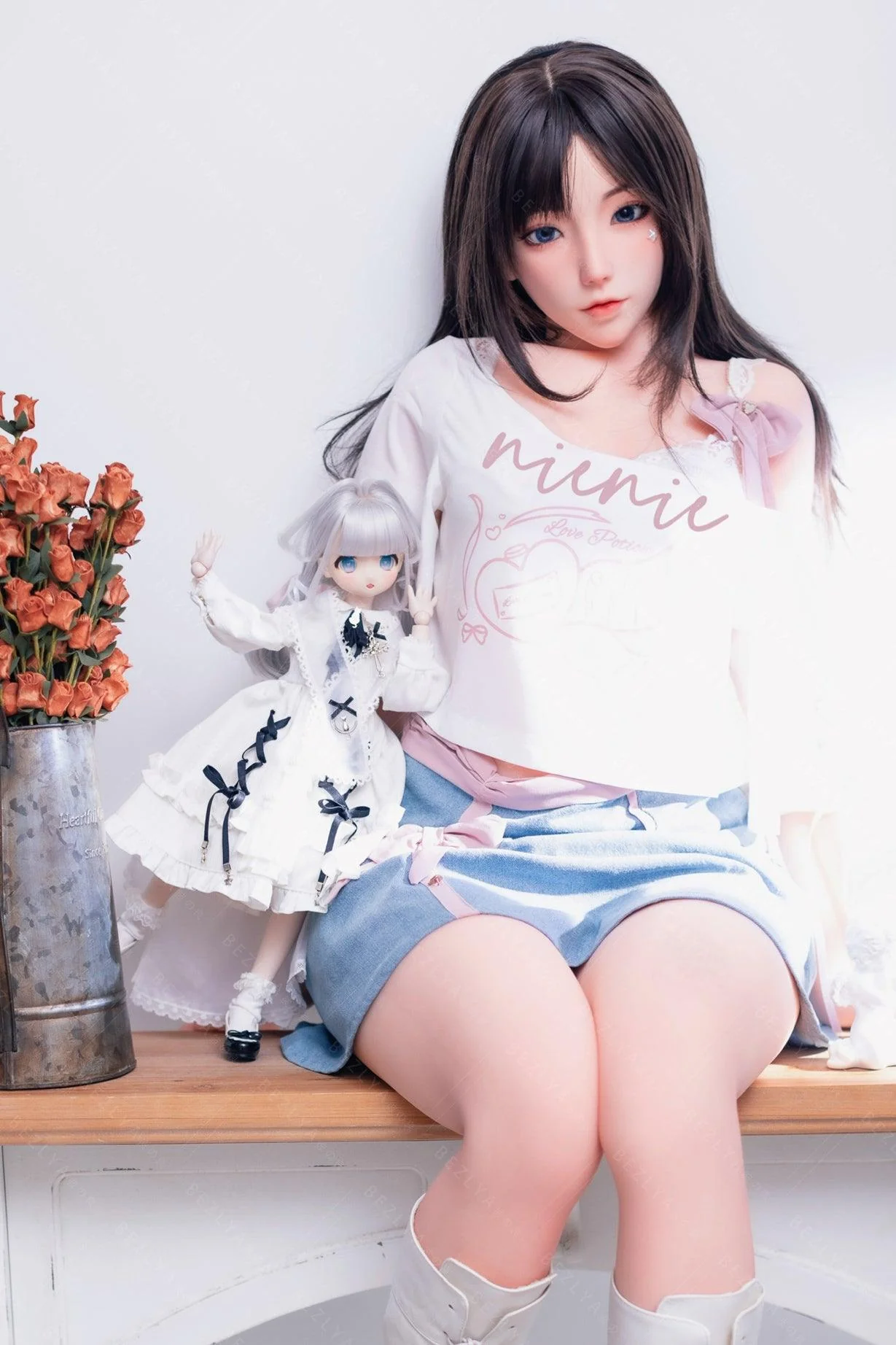 sex doll RCBezlya - Cyrtanthera - 155cm/5ft1 - 2.0 B-cup - Silicone Head + TPE Body Sex Doll - R C