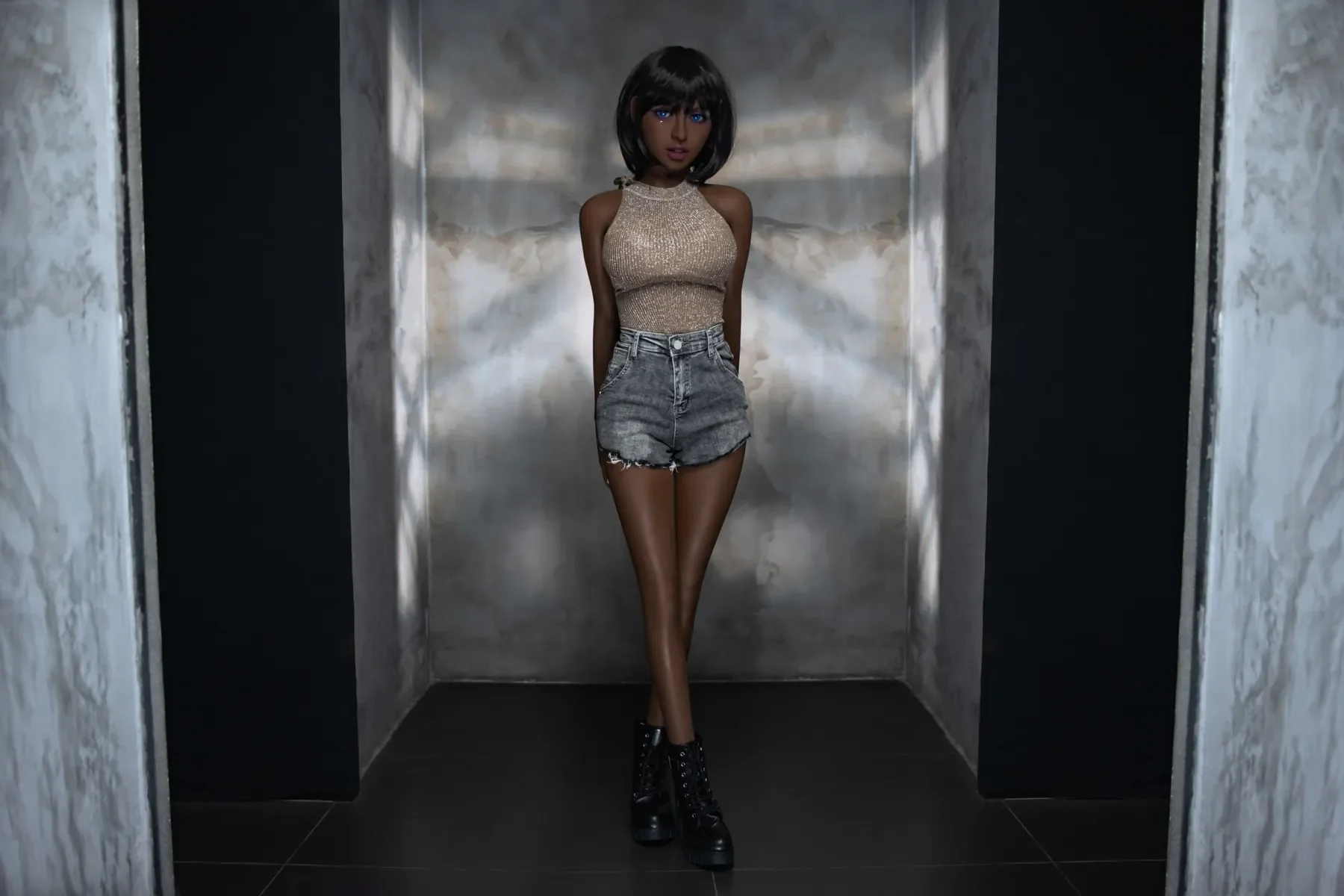 sex doll RCAIBEI Doll I 4ft10/148cm Black Female Sex Doll - Laffey - R C