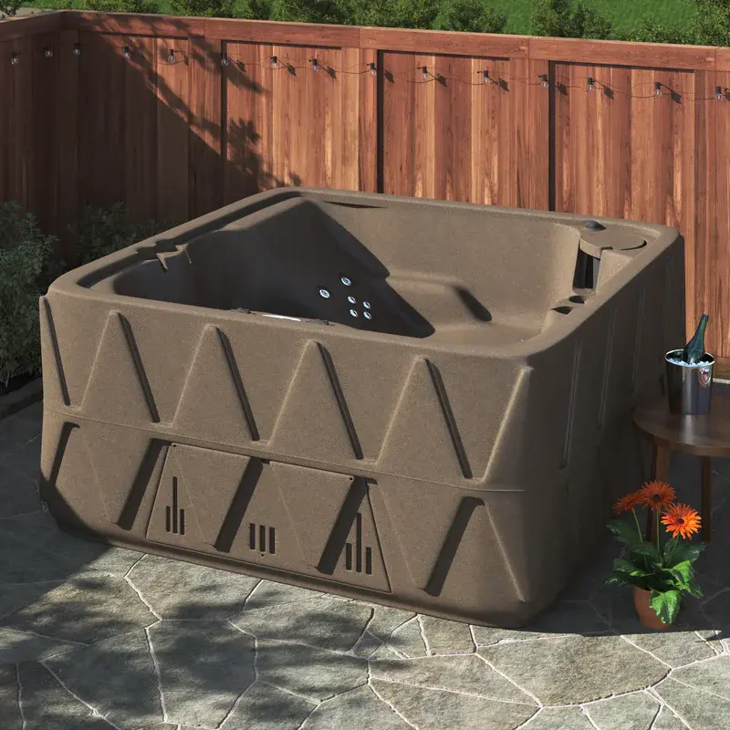 2026 Aquarest Spas,Jet Square Plug And Play Hot Tub with Ozonator