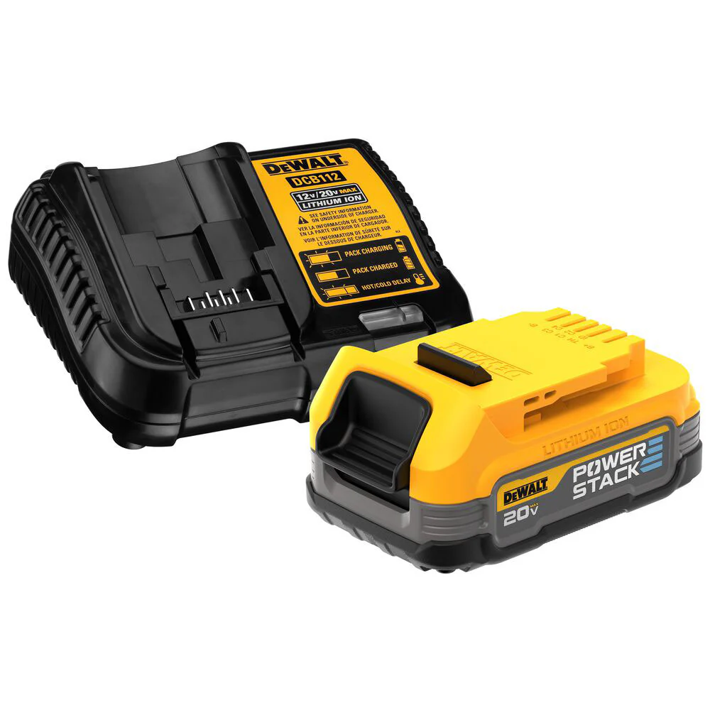 2026 DeWALT DCBP034C 20V MAX POWERSTACK Compact Battery and Charger Starter Kit