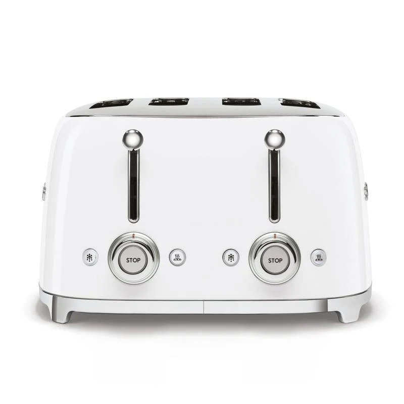 2026 SMEG TSF03WHUK Four Slice Toaster in White