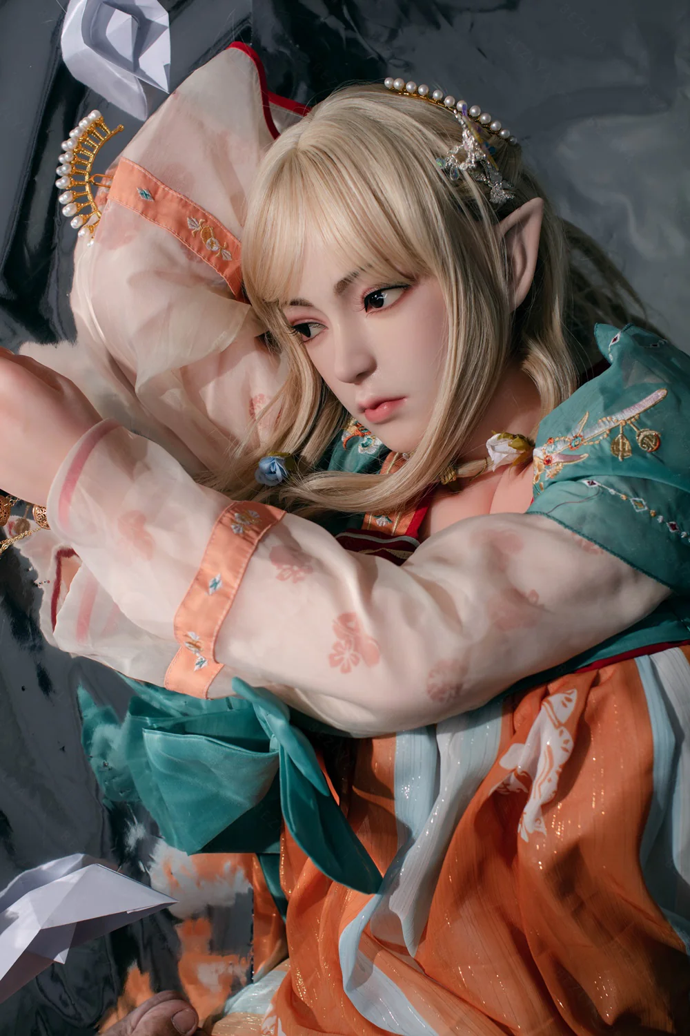 sex doll RCBezlya - Pansy - 160cm/5ft3 - 2.0 C-cup - Silicone Head + TPE Body Sex Doll - R C