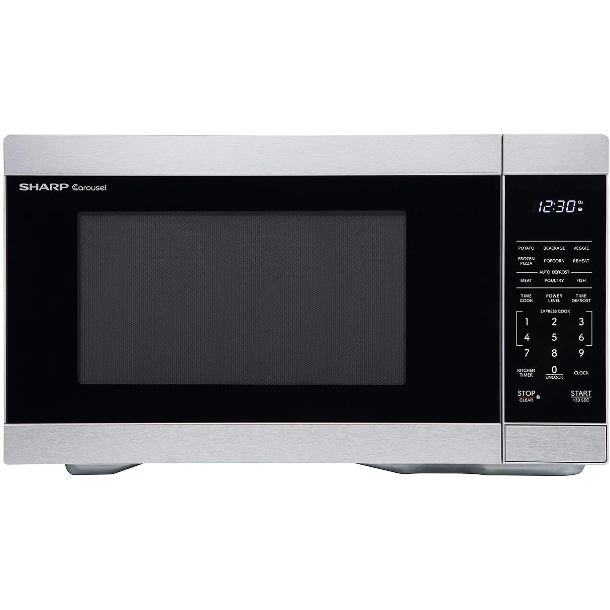 2026 Sharp 20.6-inch, 1.1 cu. ft. Countertop Microwave Oven SMC1162KSC