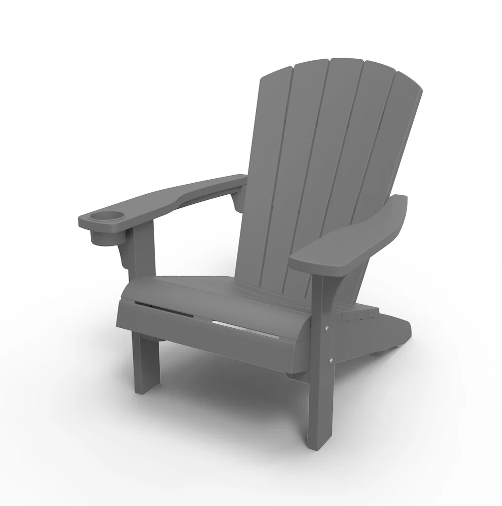2026 PRE ORDER: SEP. - Keter Alpine Adirondack Chair - Grey