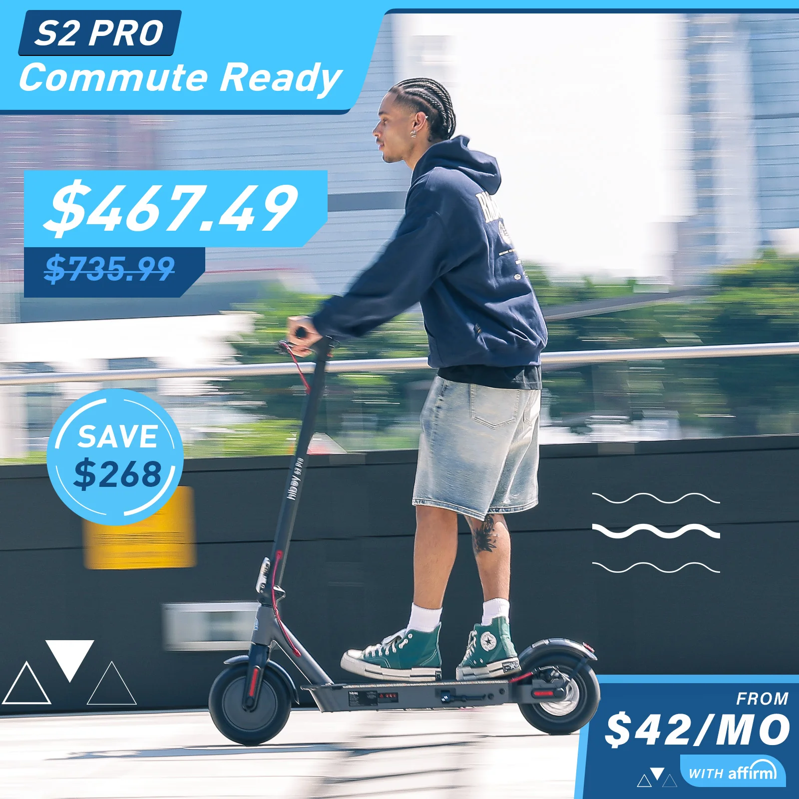 2026 Hiboy S2 Pro Electric Scooter For Commuting