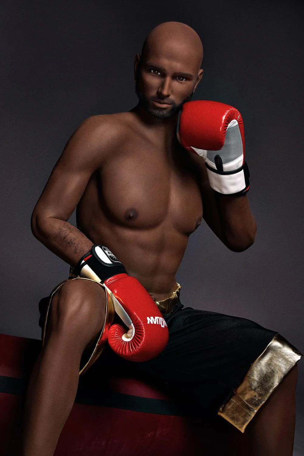 sex doll RCIrontech Doll -  Kevin (Black Skin) - 175cm/5ft9 Male - TPE Sex Doll - R C