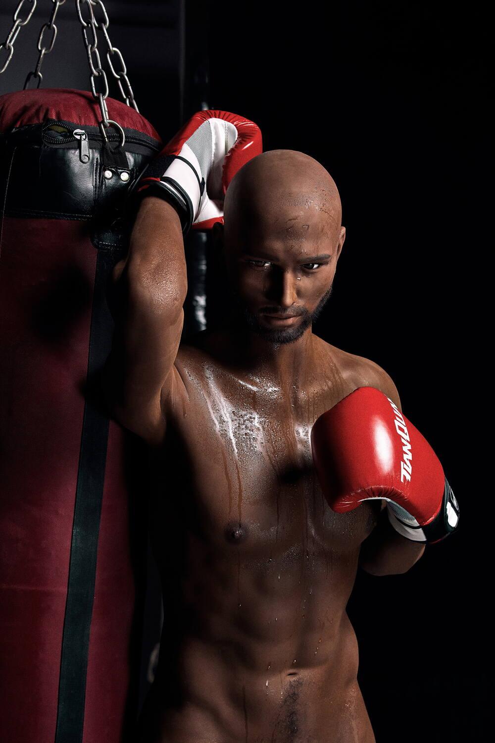 sex doll RCIrontech Doll -  Kevin (Black Skin) - 175cm/5ft9 Male - TPE Sex Doll - R C