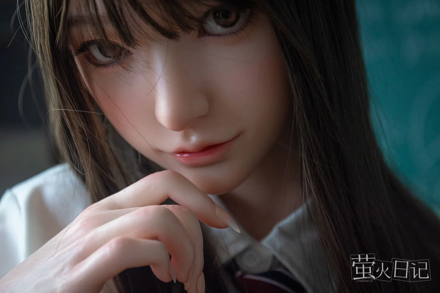 sex doll RC5ft5 / 165cm Long Black Hair Movable Jaw Silicone Sex Doll - Firefly Diary Doll: Lian - R C