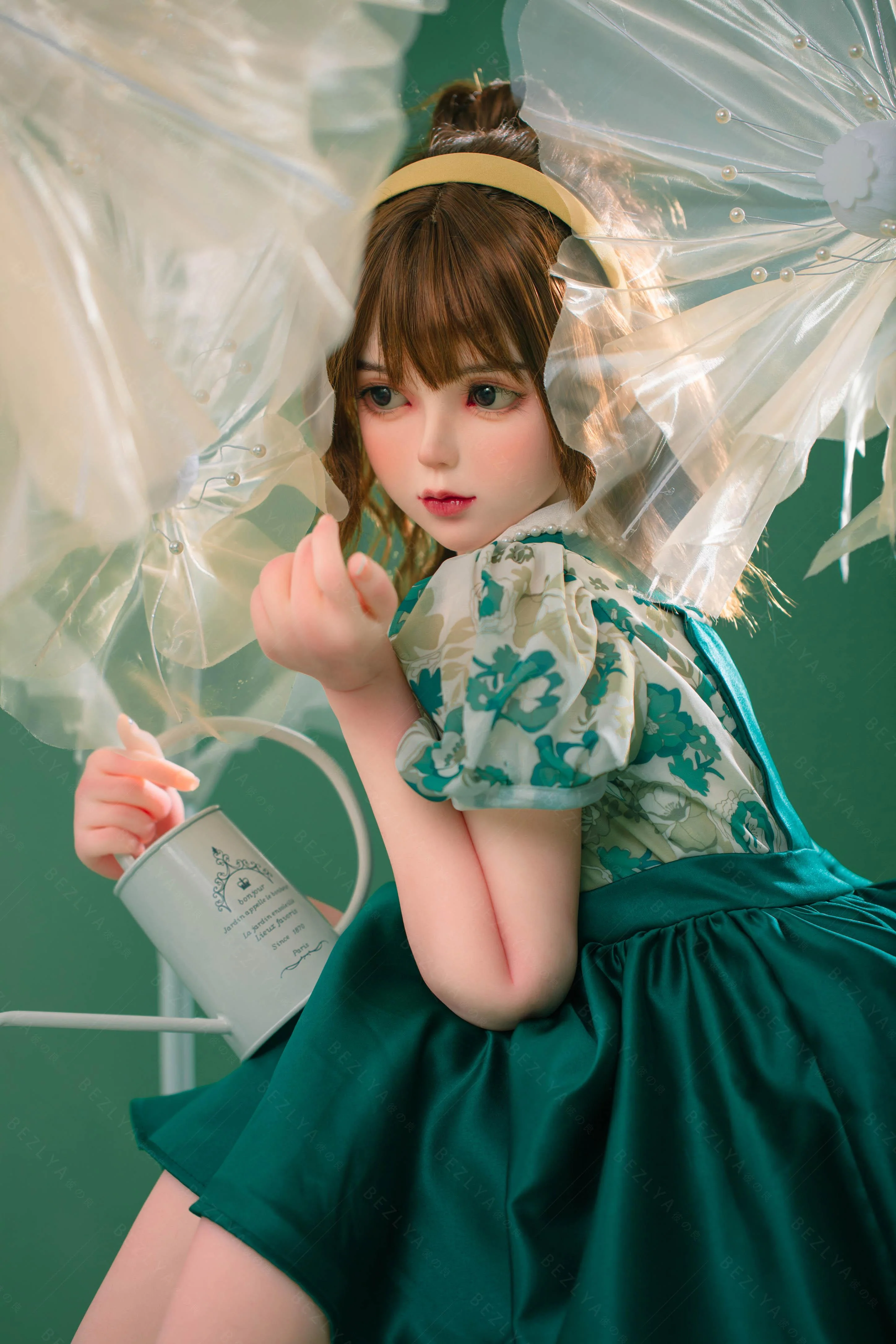 sex doll RCBezlya - Ruriokoshi - 138cm/4ft6.25 - 2.0 AA-cup - Silicone Head + TPE Body Sex Doll - R C