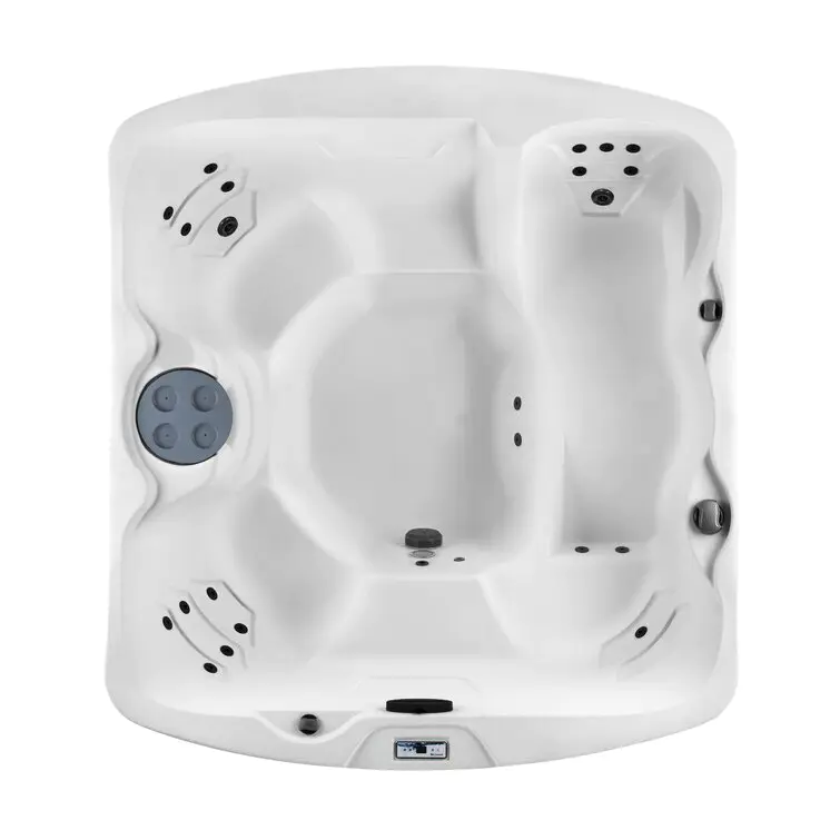 Lifesmart Spas 110 Volt 5 - Person 23 - Jet Rectangle Plug And Play Hot Tub with Ozonator in Espresso