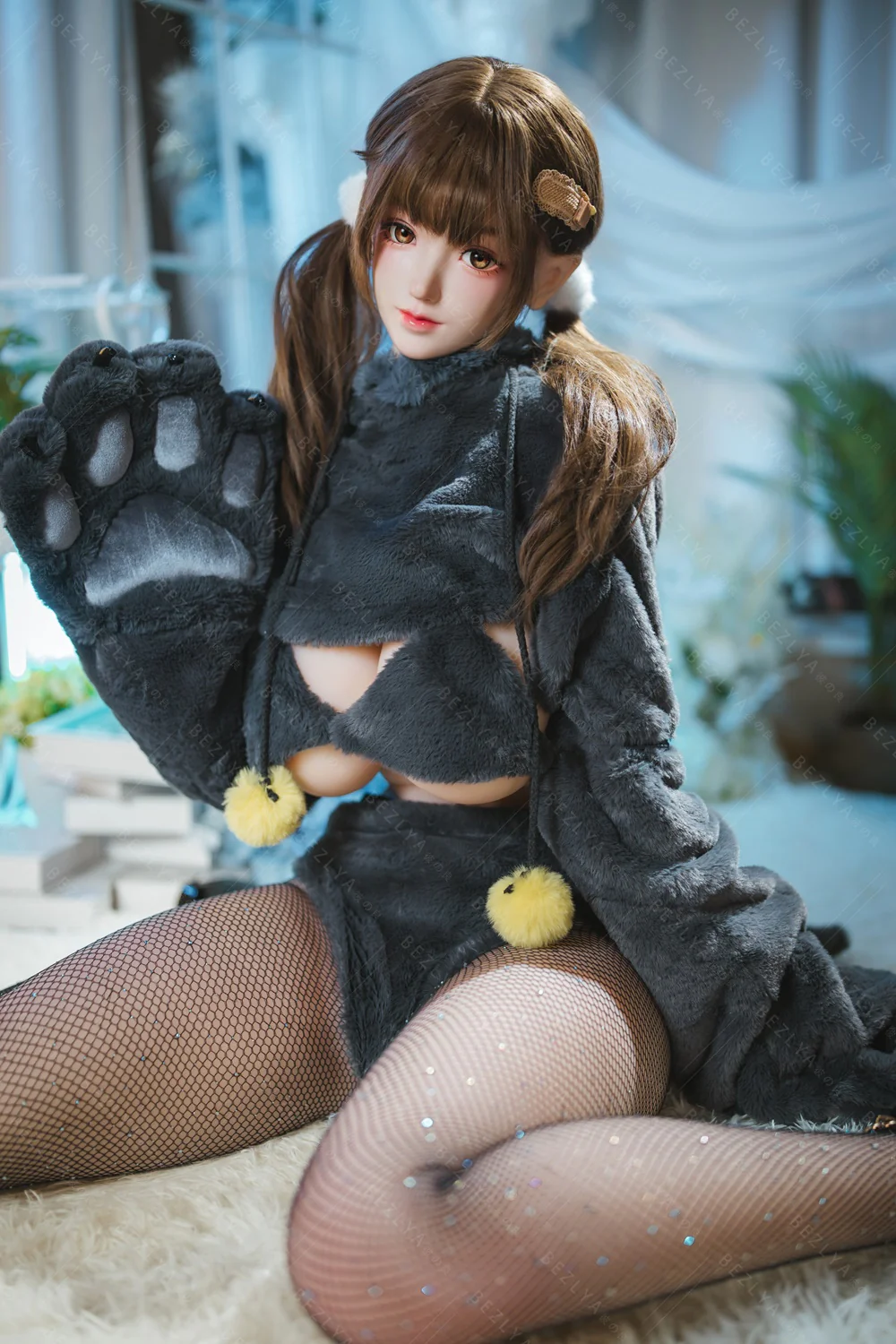 sex doll RCBezlya - Paeonia - 155cm/5ft1 - 2.0 F-cup - Silicone Head + TPE Body Sex Doll - R C