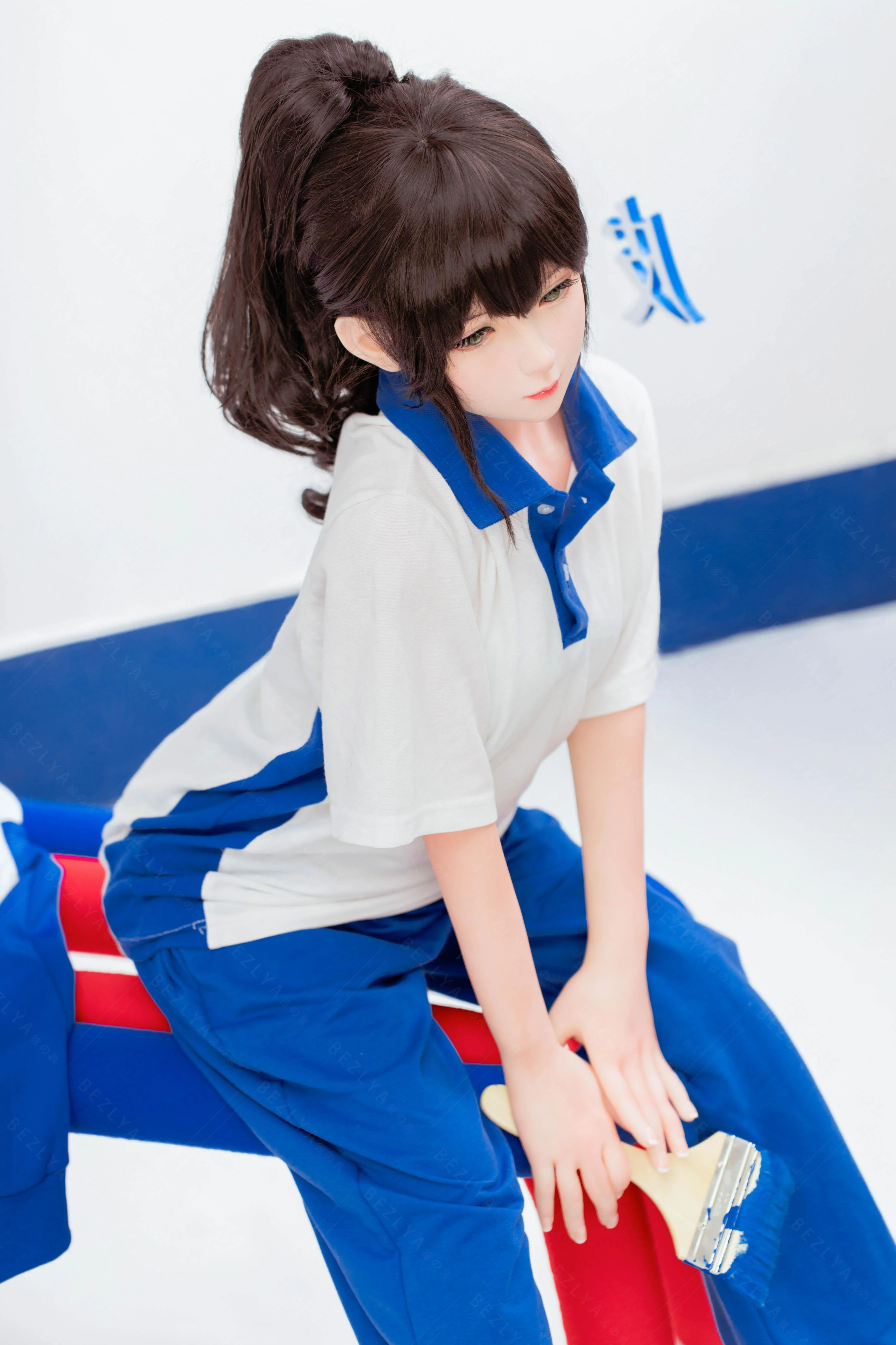 sex doll RCBezlya - Jasmine - 138cm/4ft6.25 - 2.0 AA-cup - Silicone Head + TPE Body Sex Doll - R C