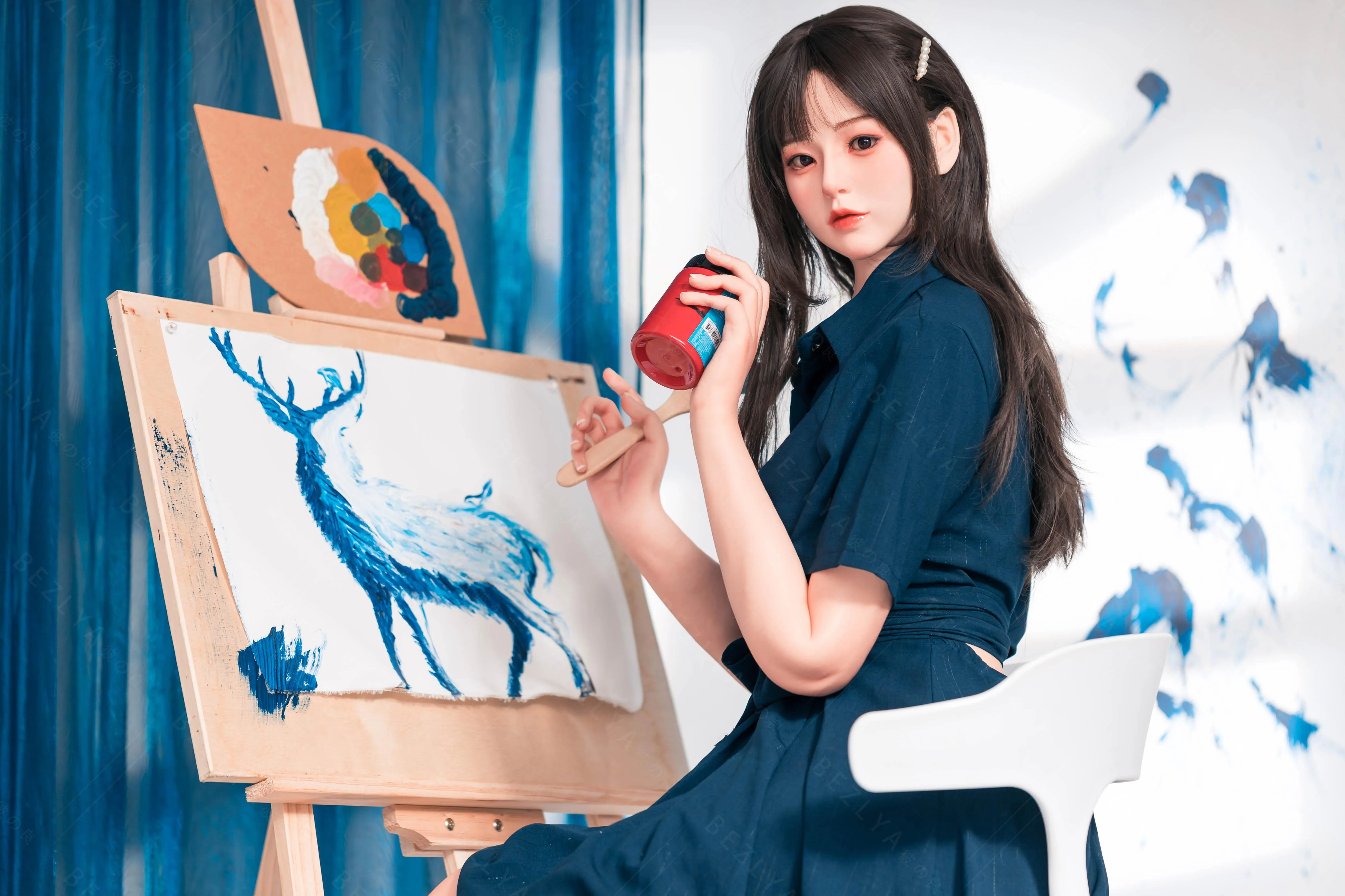 sex doll RCBezlya - Begonia - 162cm/5ft3.75 - 2.2U A-cup - Silicone Sex Doll - R C