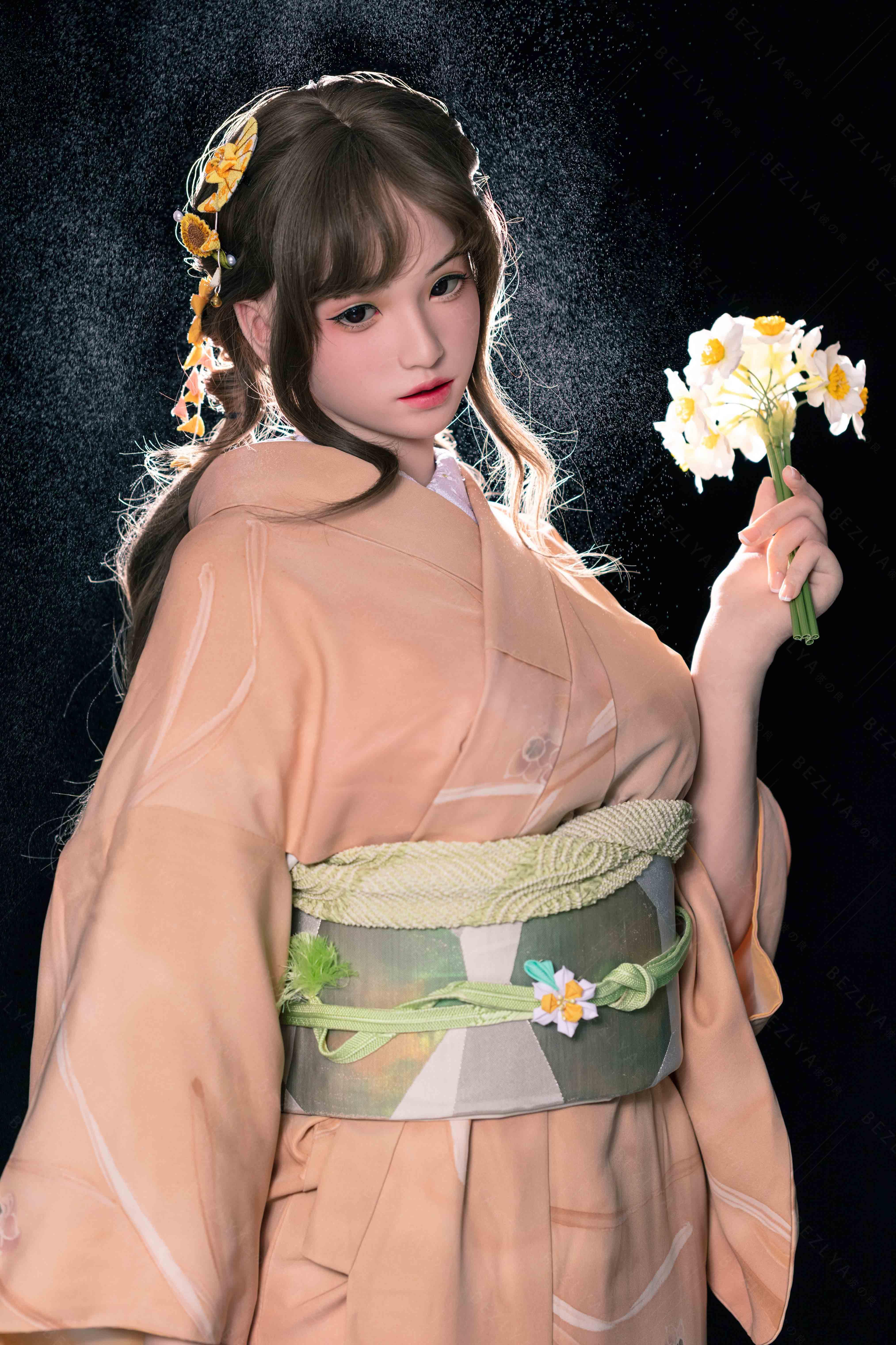 sex doll RCBezlya - Helianthus - 162cm/5ft3.75 - 2.2U A-cup - Silicone Sex Doll - R C