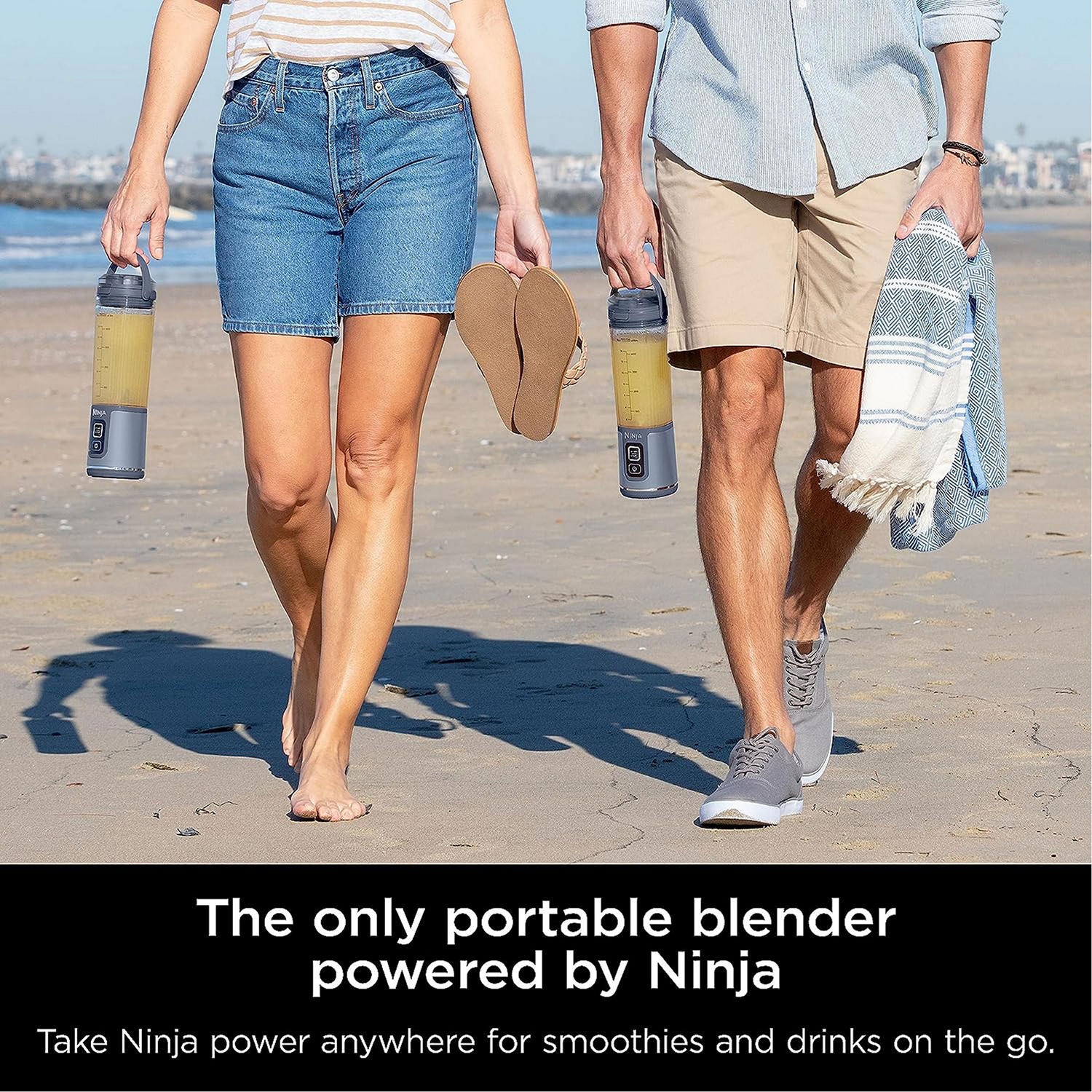 2026 Ninja Blast Cordless Portable Blender Denim Blue | BC151UKNV