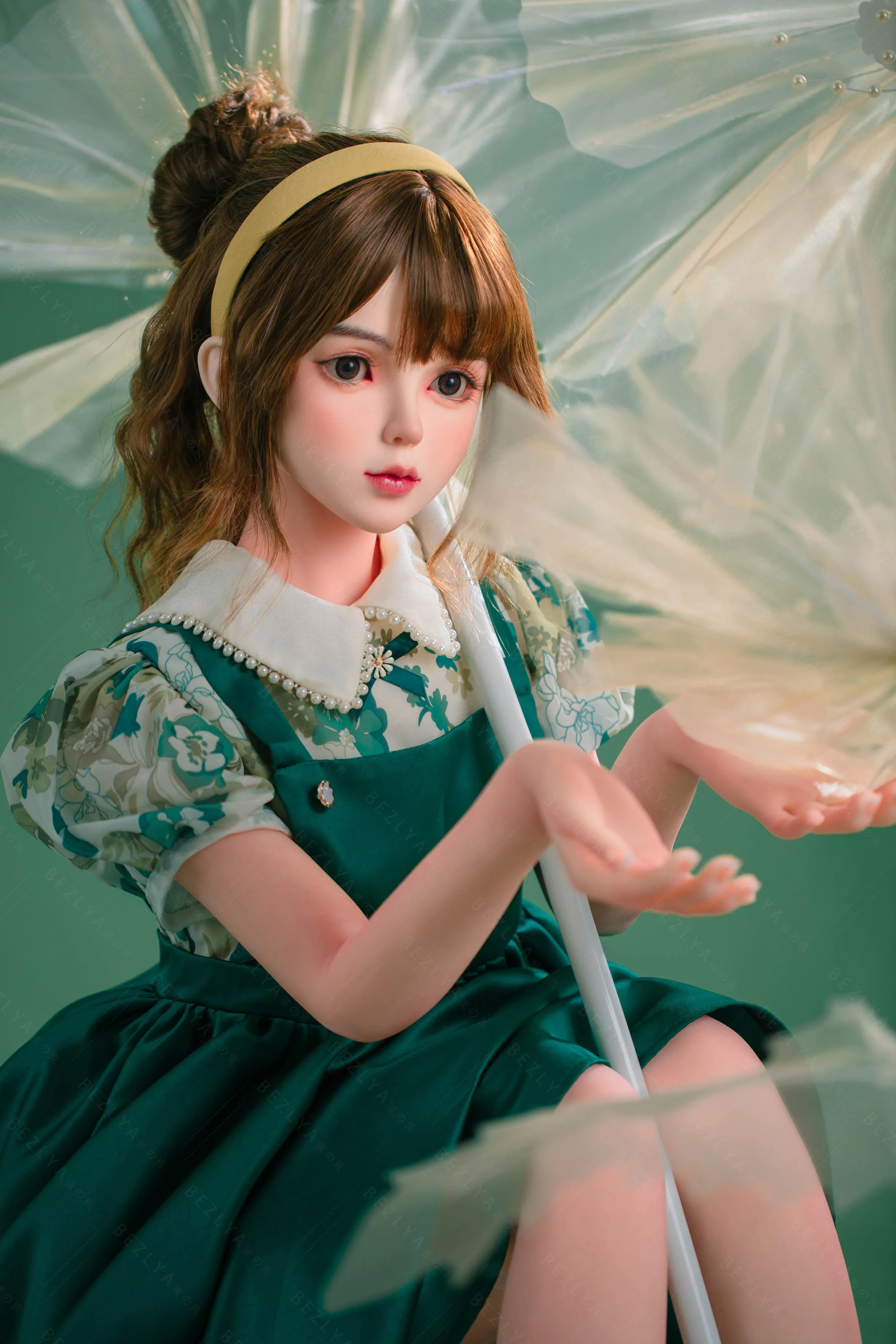 sex doll RCBezlya - Ruriokoshi - 138cm/4ft6.25 - 2.0 AA-cup - Silicone Head + TPE Body Sex Doll - R C