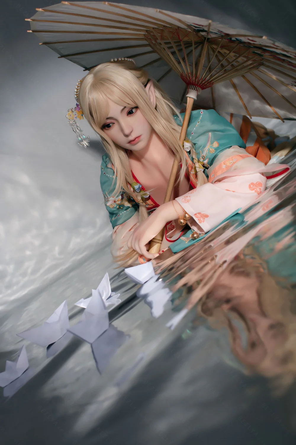 sex doll RCBezlya - Pansy - 160cm/5ft3 - 2.0 C-cup - Silicone Head + TPE Body Sex Doll - R C