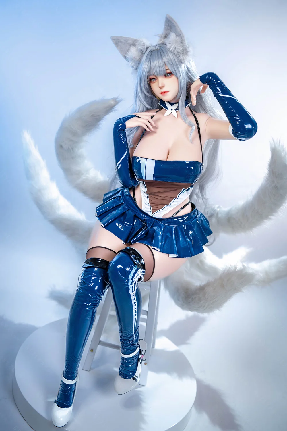 sex doll RCBezlya - Yulania & Campanula - 155cm/5ft1 - 2.2CF C-cup - Silicone Sex Doll - R C