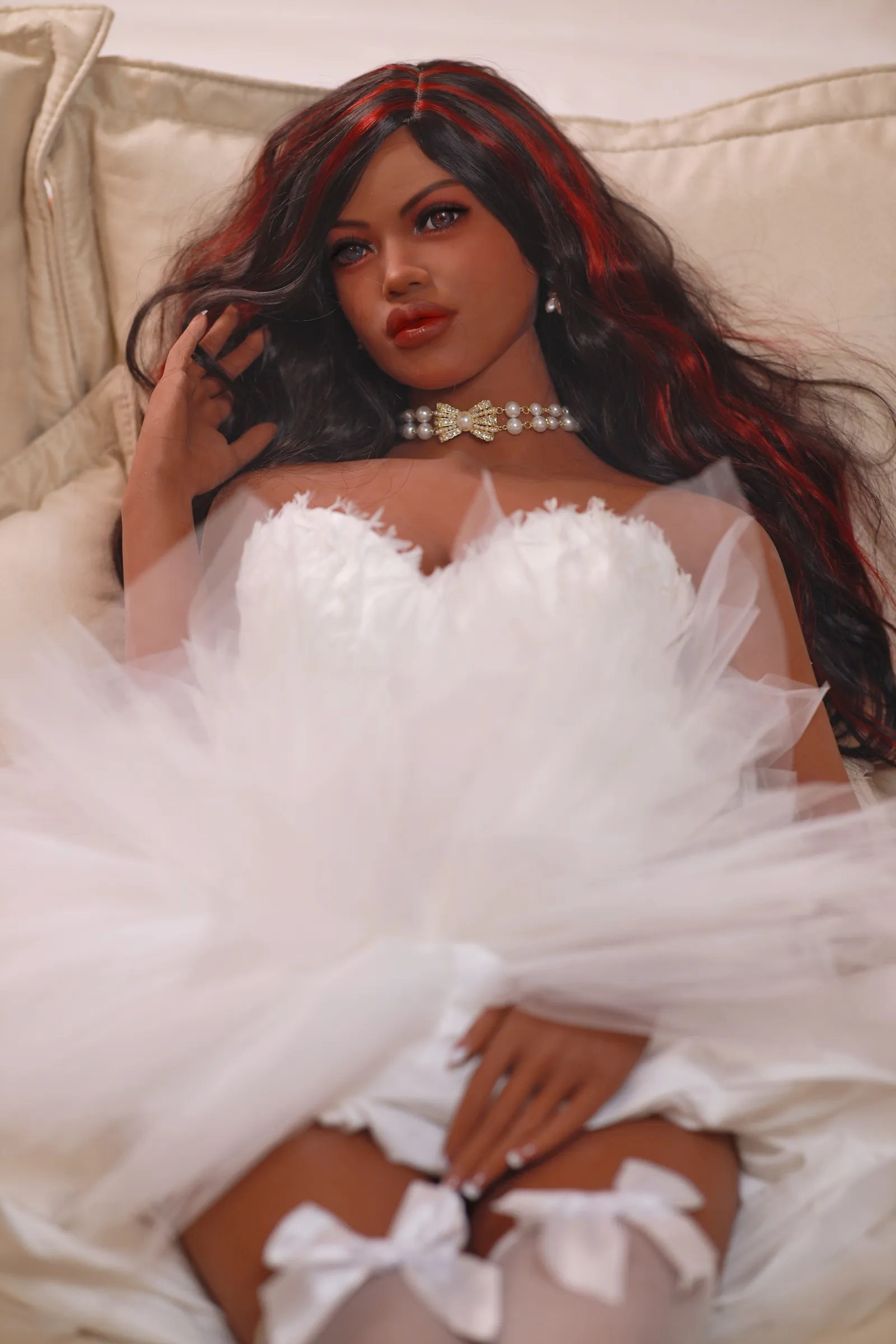 sex doll RCAIBEI Doll I In Stock 4ft7/140cm Black Female Sex Dolls - Berta - R C