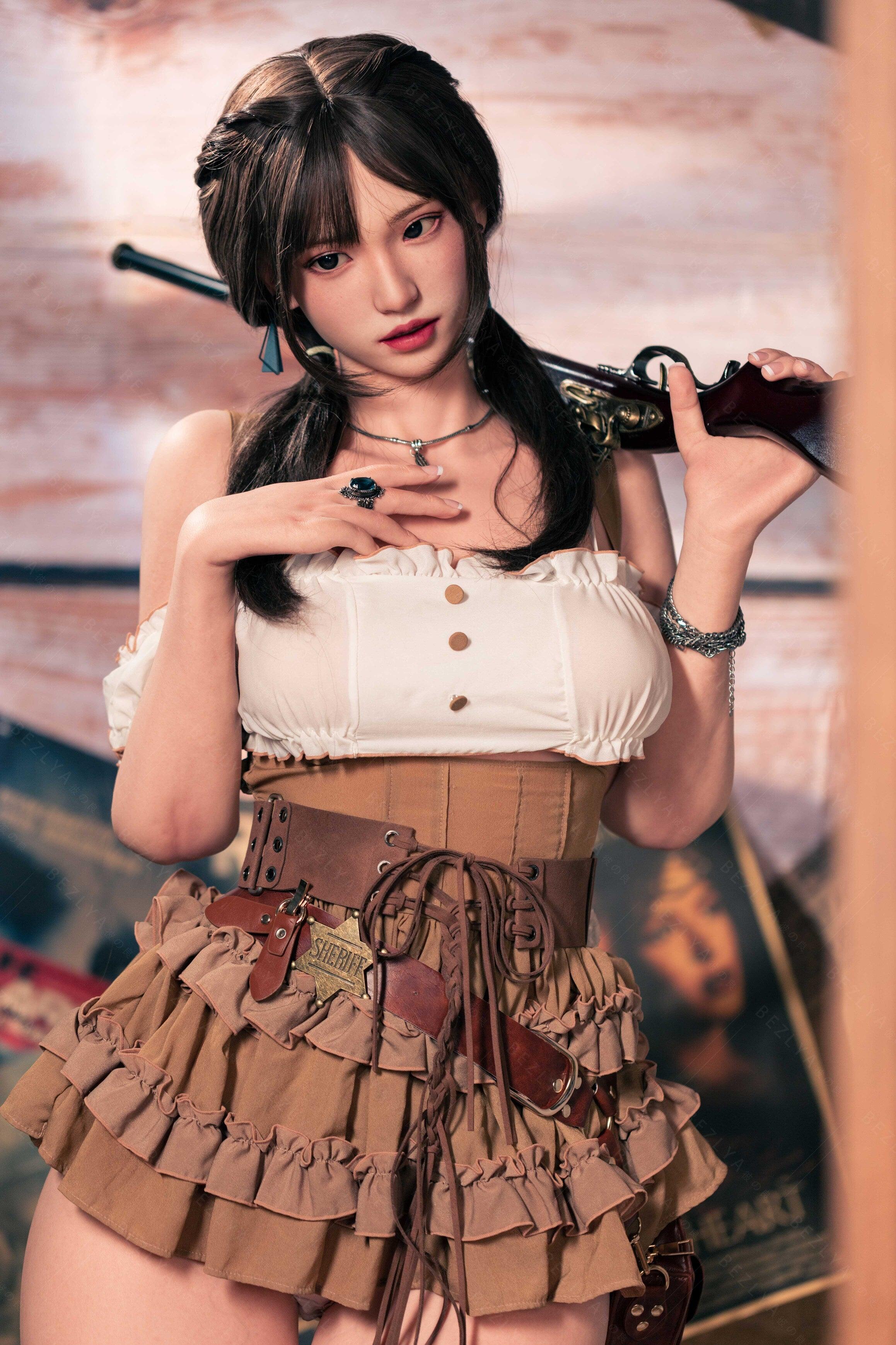 sex doll RCBezlya - Helianthus - 162cm/5ft3.75 - 2.2U A-cup - Silicone Sex Doll - R C