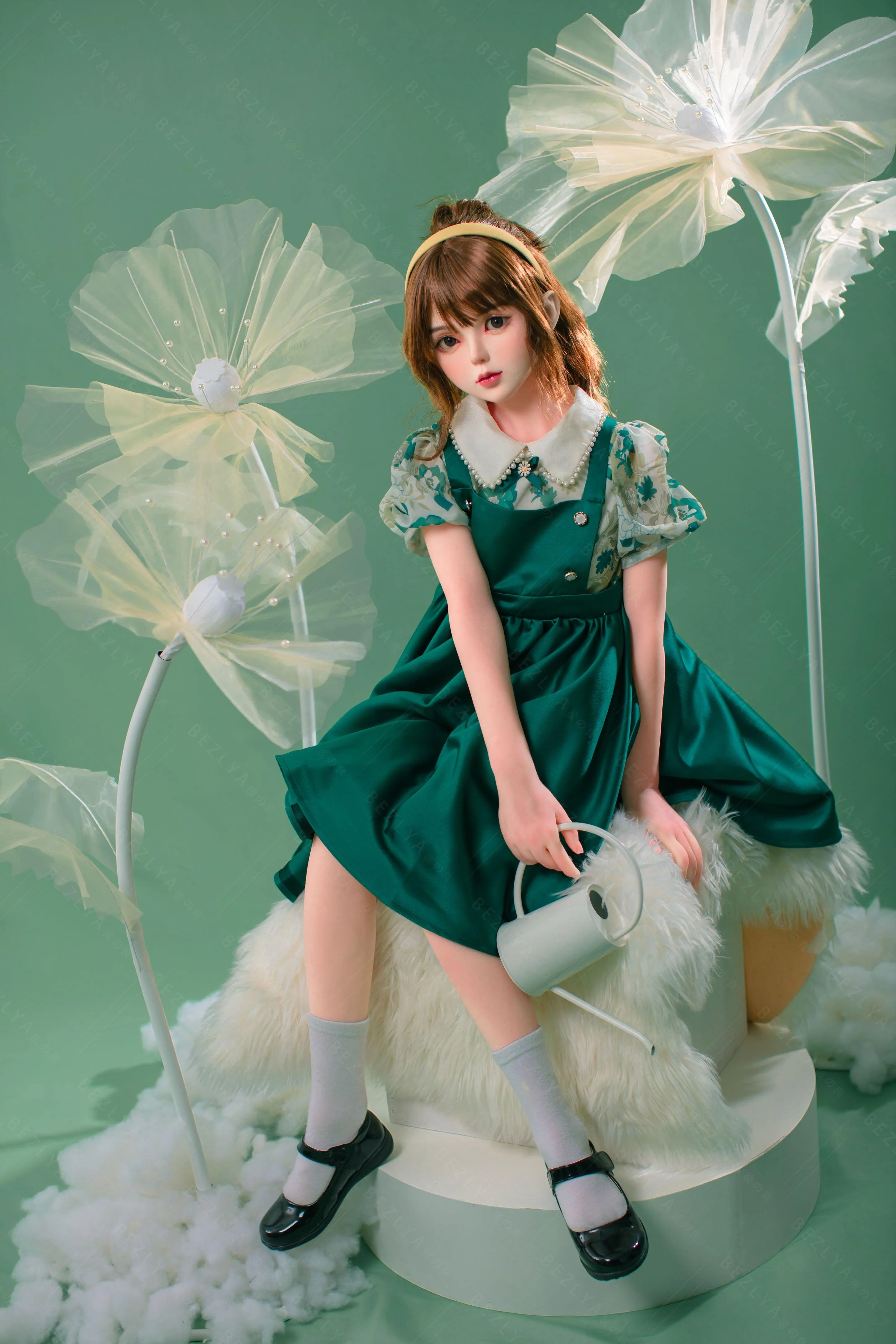 sex doll RCBezlya - Ruriokoshi - 138cm/4ft6.25 - 2.0 AA-cup - Silicone Head + TPE Body Sex Doll - R C