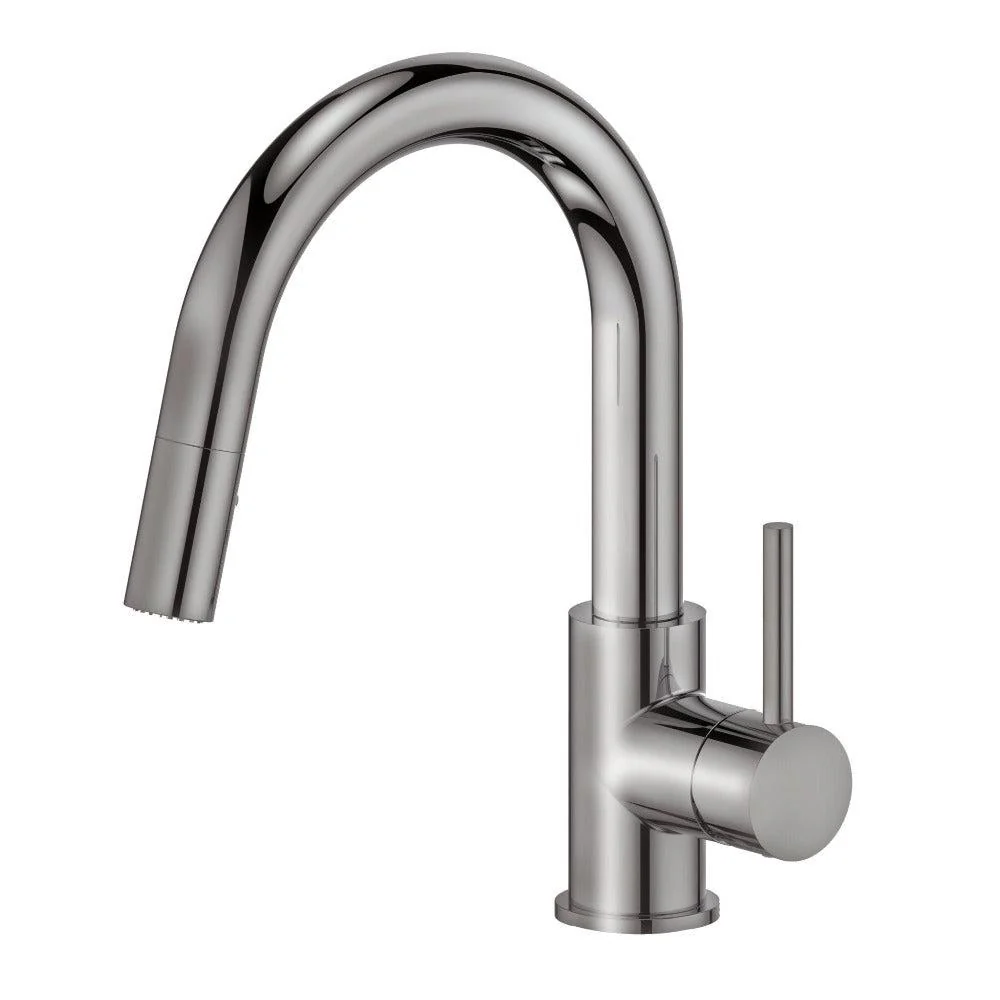 2026 ZLINE Dante Pull Down Single Handle Kitchen Faucet in Brushed Nickel (DNT-KF-BN)