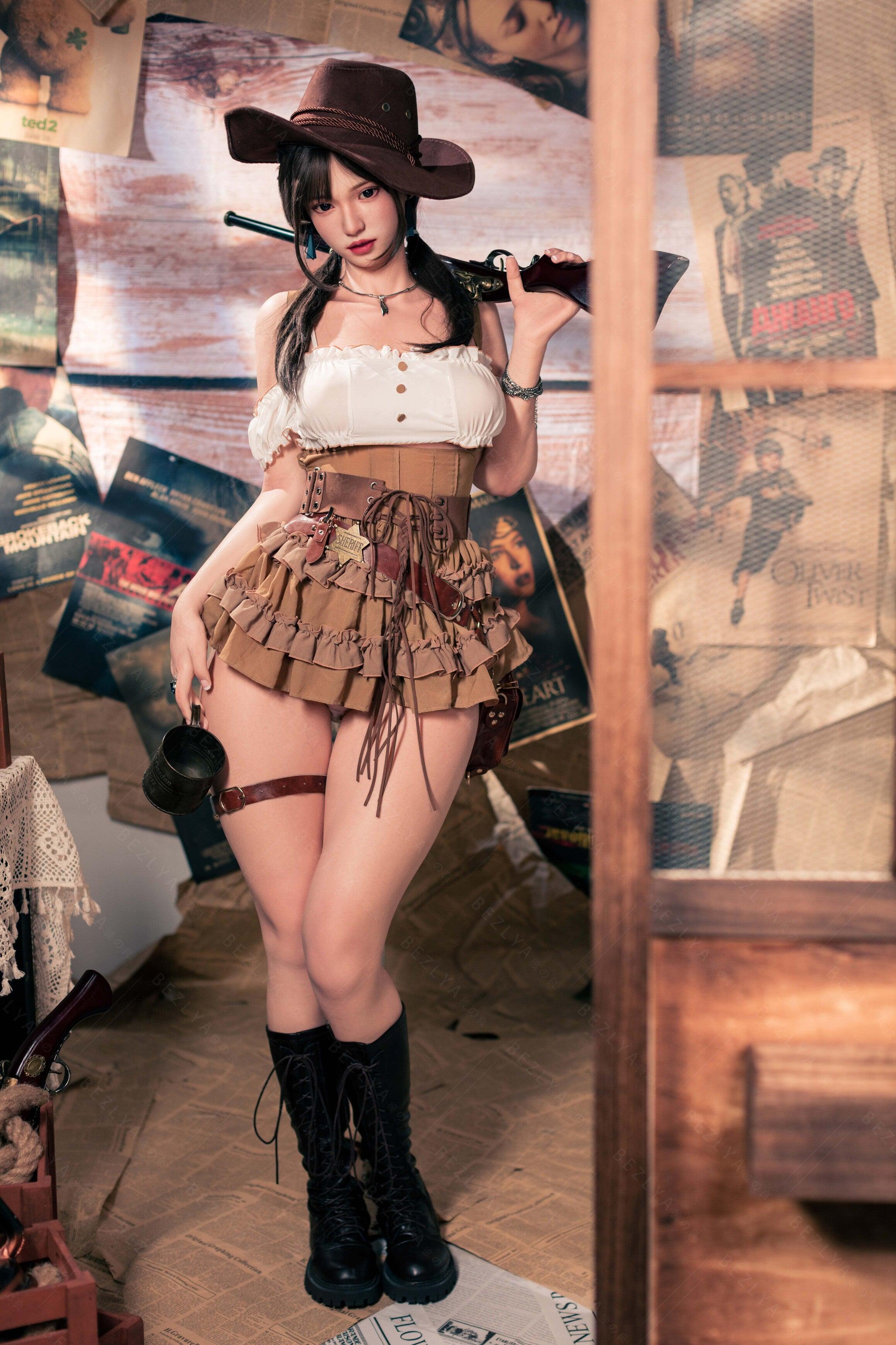 sex doll RCBezlya - Helianthus - 162cm/5ft3.75 - 2.2U A-cup - Silicone Sex Doll - R C