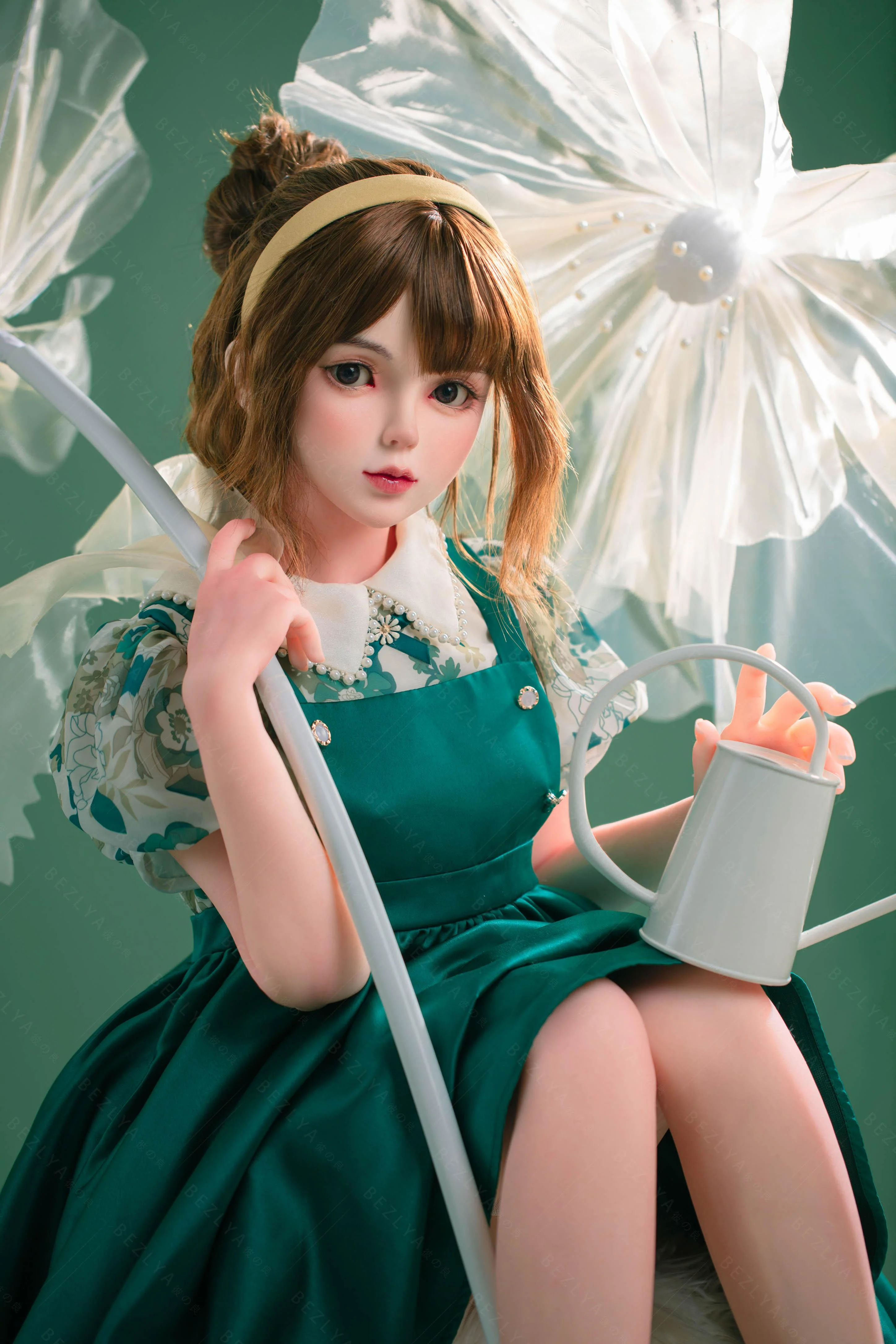 sex doll RCBezlya - Ruriokoshi - 138cm/4ft6.25 - 2.0 AA-cup - Silicone Head + TPE Body Sex Doll - R C