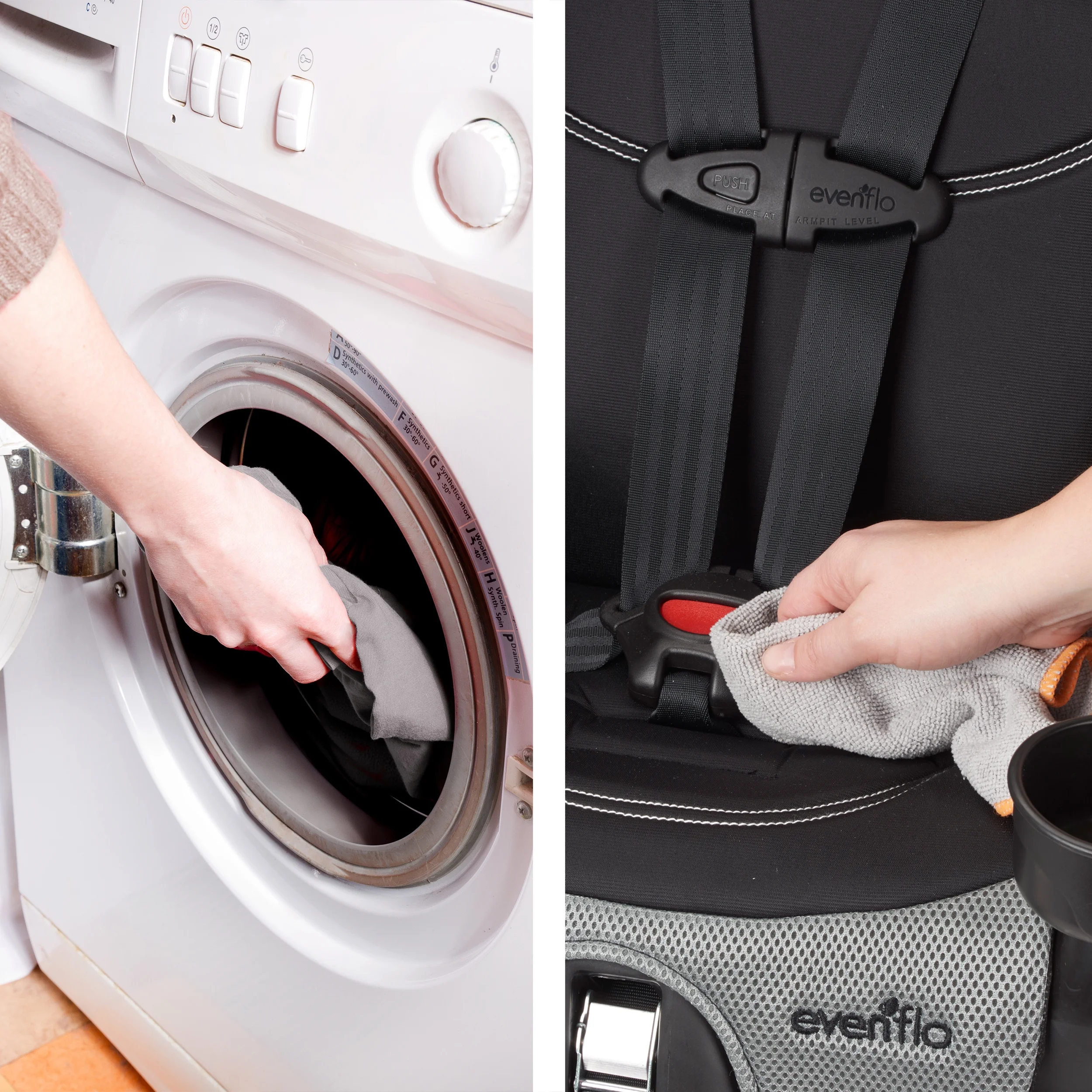 2026 Evenflo Chase LX Harnessed Toddler Booster Car Seat (Jameson Gray)