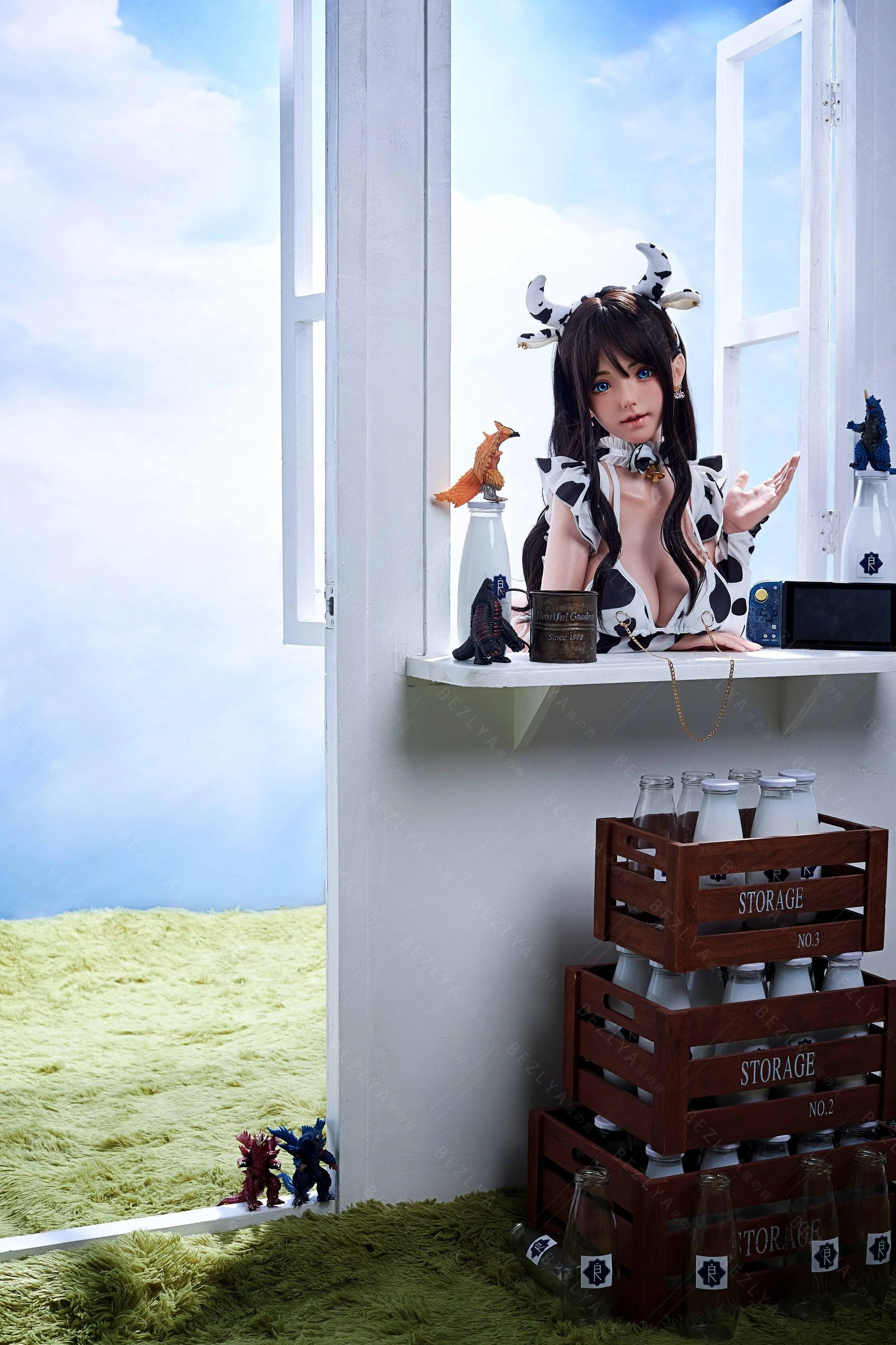 sex doll RCBezlya - Plsum - 145cm/4ft9 - 2.2CF F-cup - Silicone Sex Doll - R C