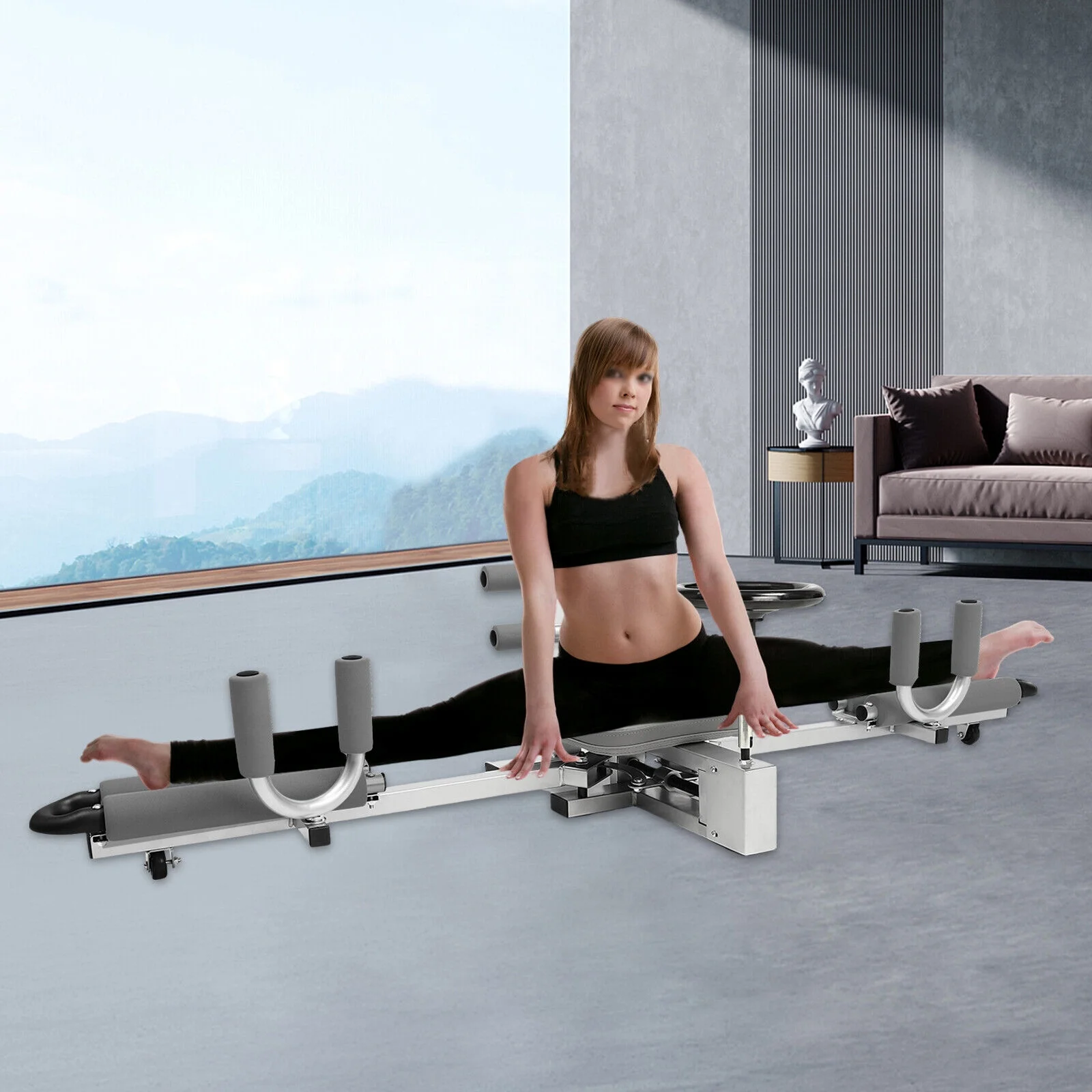 2026 Miumaeov 330LBS Pro Leg Stretcher Heavy Duty Flexibility Stretching Training Machine Leg Splits Equipment For Home Yoga Gym Fitness