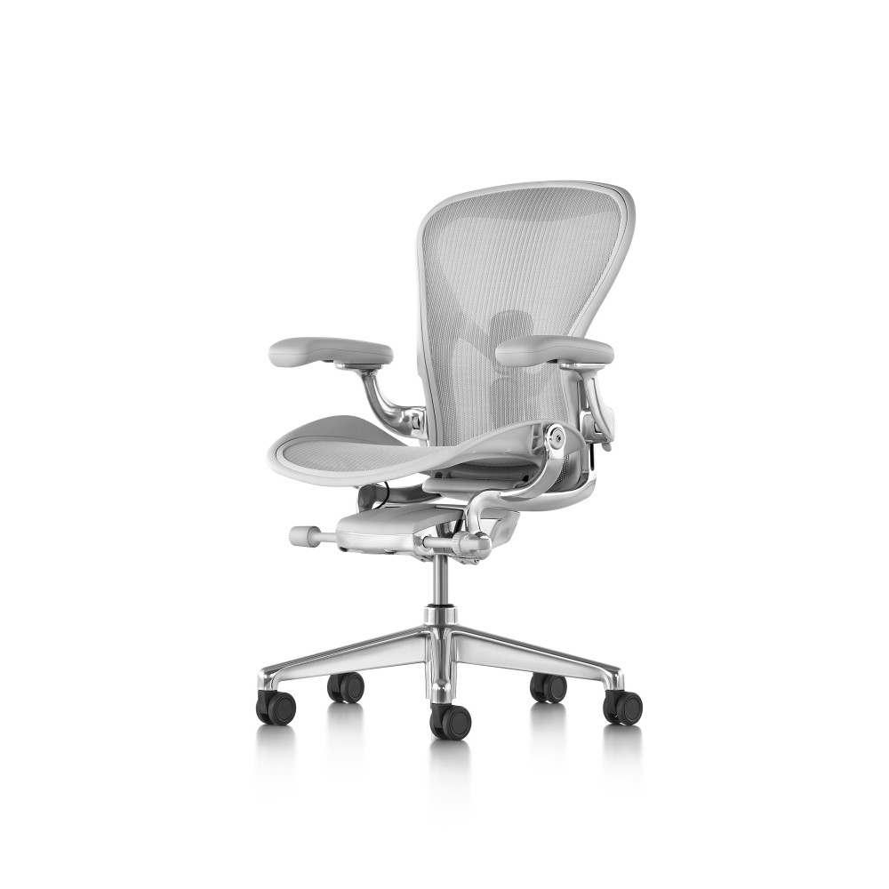 2026 Aeron Remastered - Office chair size B, mineral satin
