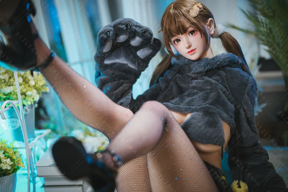 sex doll RCBezlya - Paeonia - 155cm/5ft1 - 2.0 F-cup - Silicone Head + TPE Body Sex Doll - R C