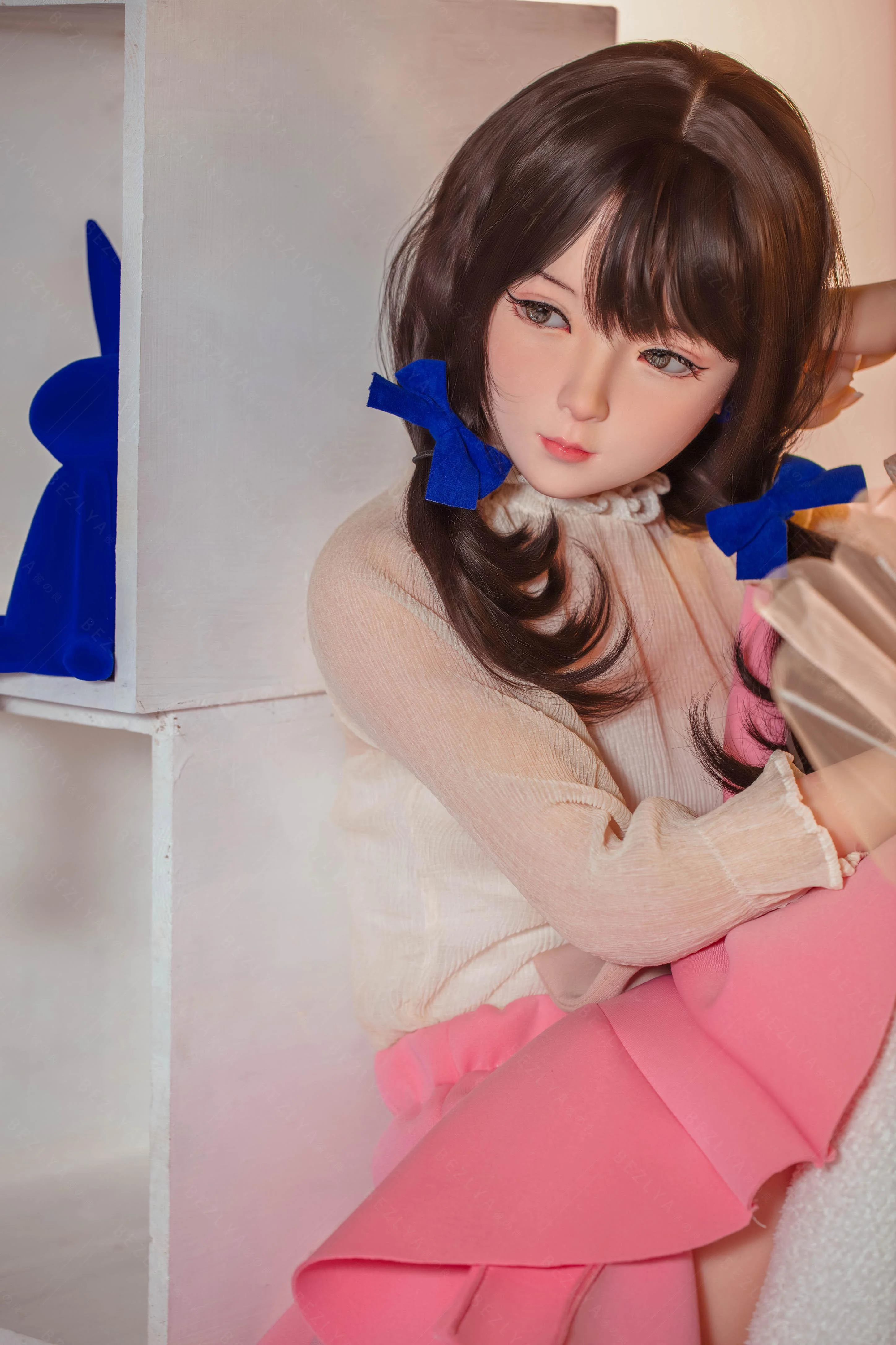 sex doll RCBezlya - Jasmine - 138cm/4ft6.25 - 2.0 AA-cup - Silicone Head + TPE Body Sex Doll - R C