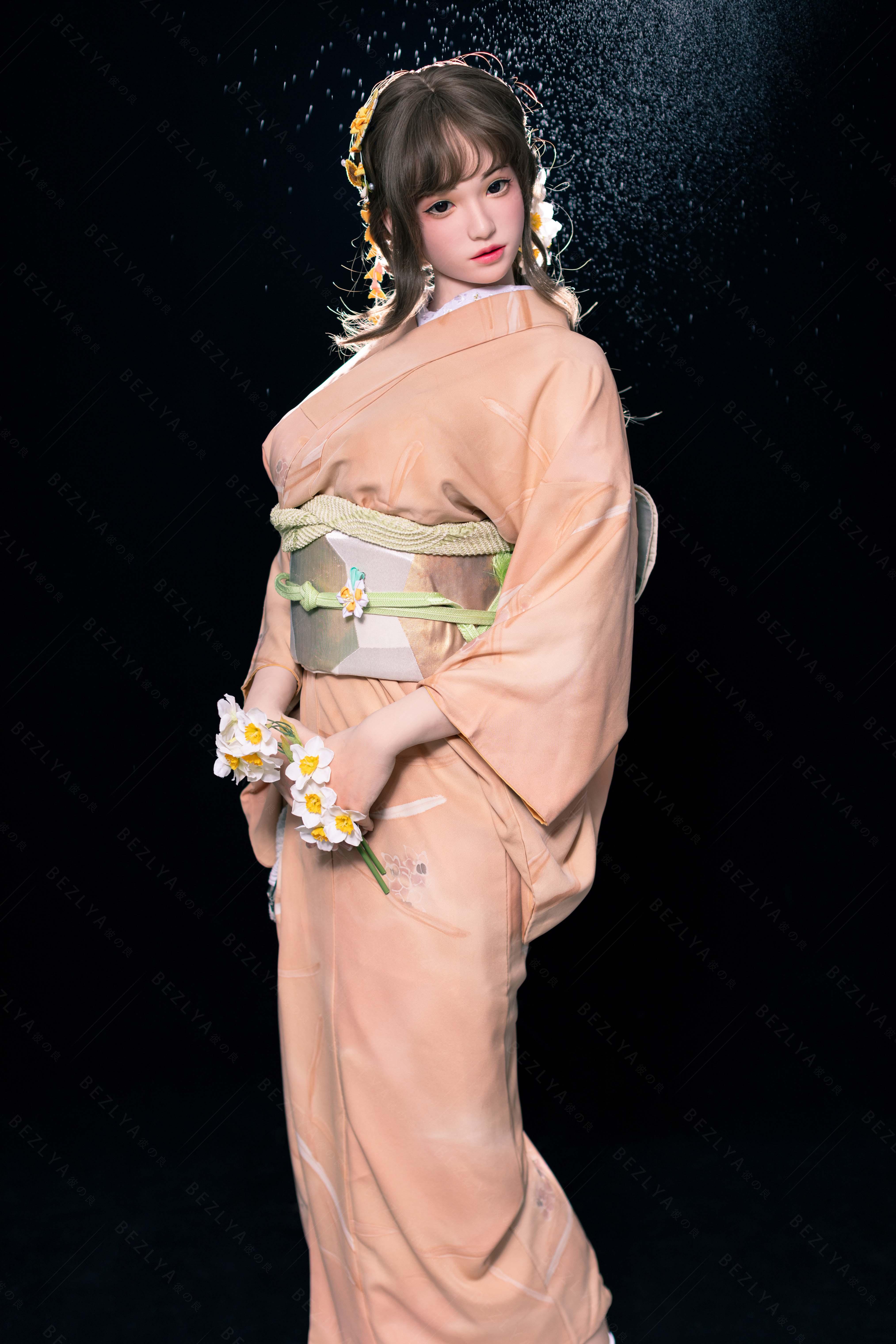 sex doll RCBezlya - Helianthus - 162cm/5ft3.75 - 2.2U A-cup - Silicone Sex Doll - R C