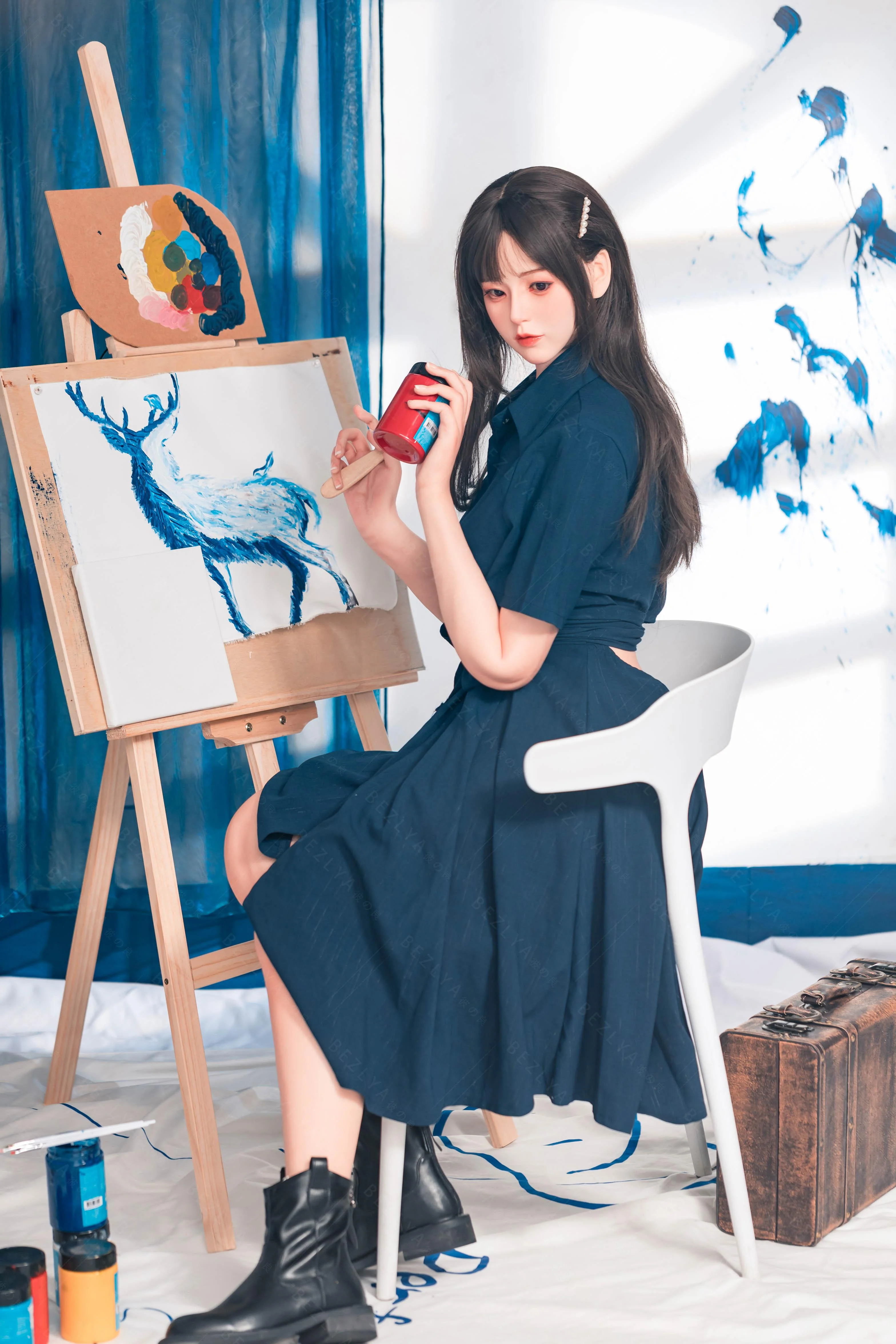 sex doll RCBezlya - Begonia - 162cm/5ft3.75 - 2.2U A-cup - Silicone Sex Doll - R C