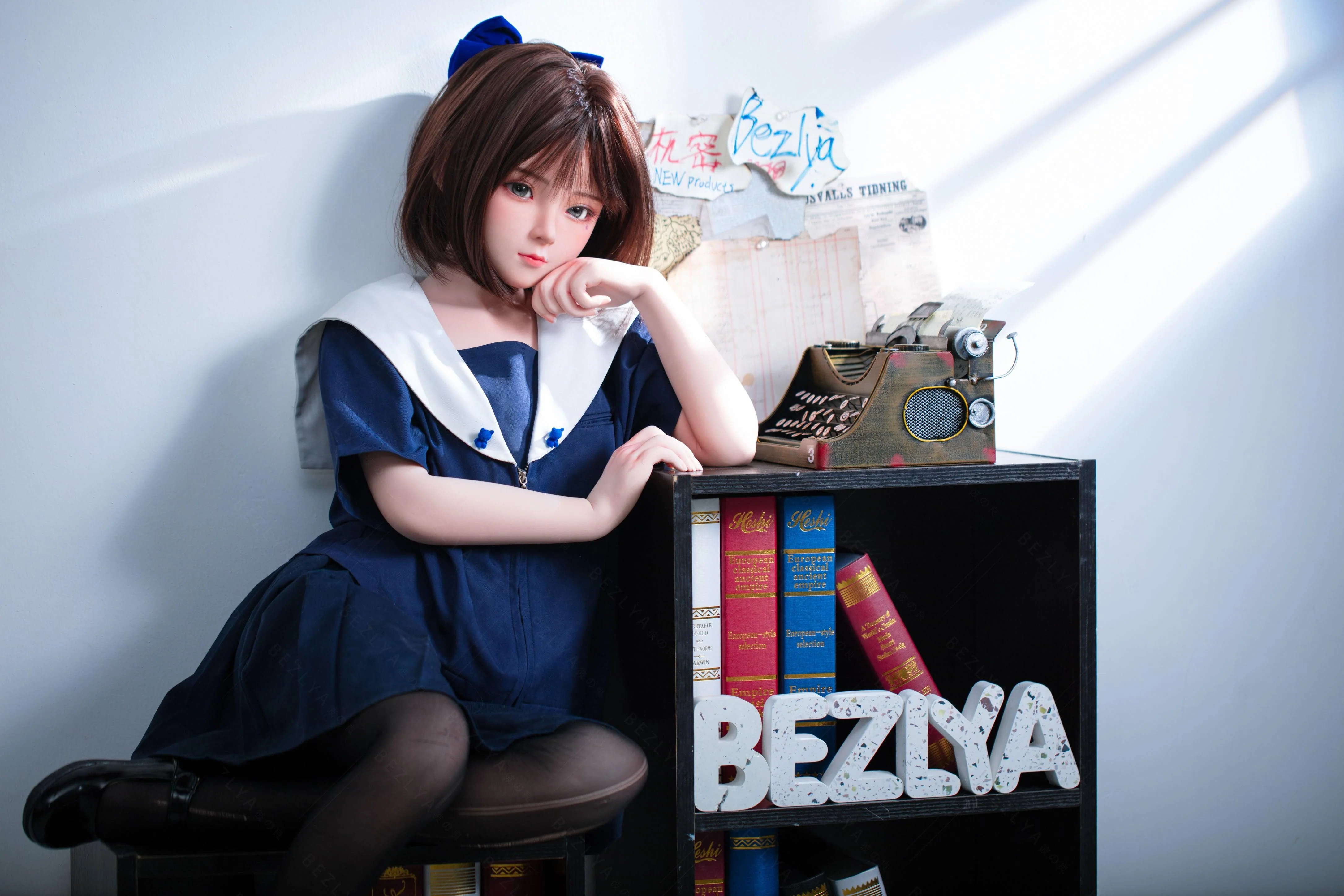 sex doll RCBezlya - Jasmine - 136cm/4ft5.5 - 2.1 AA-cup - Silicone Sex Doll - R C