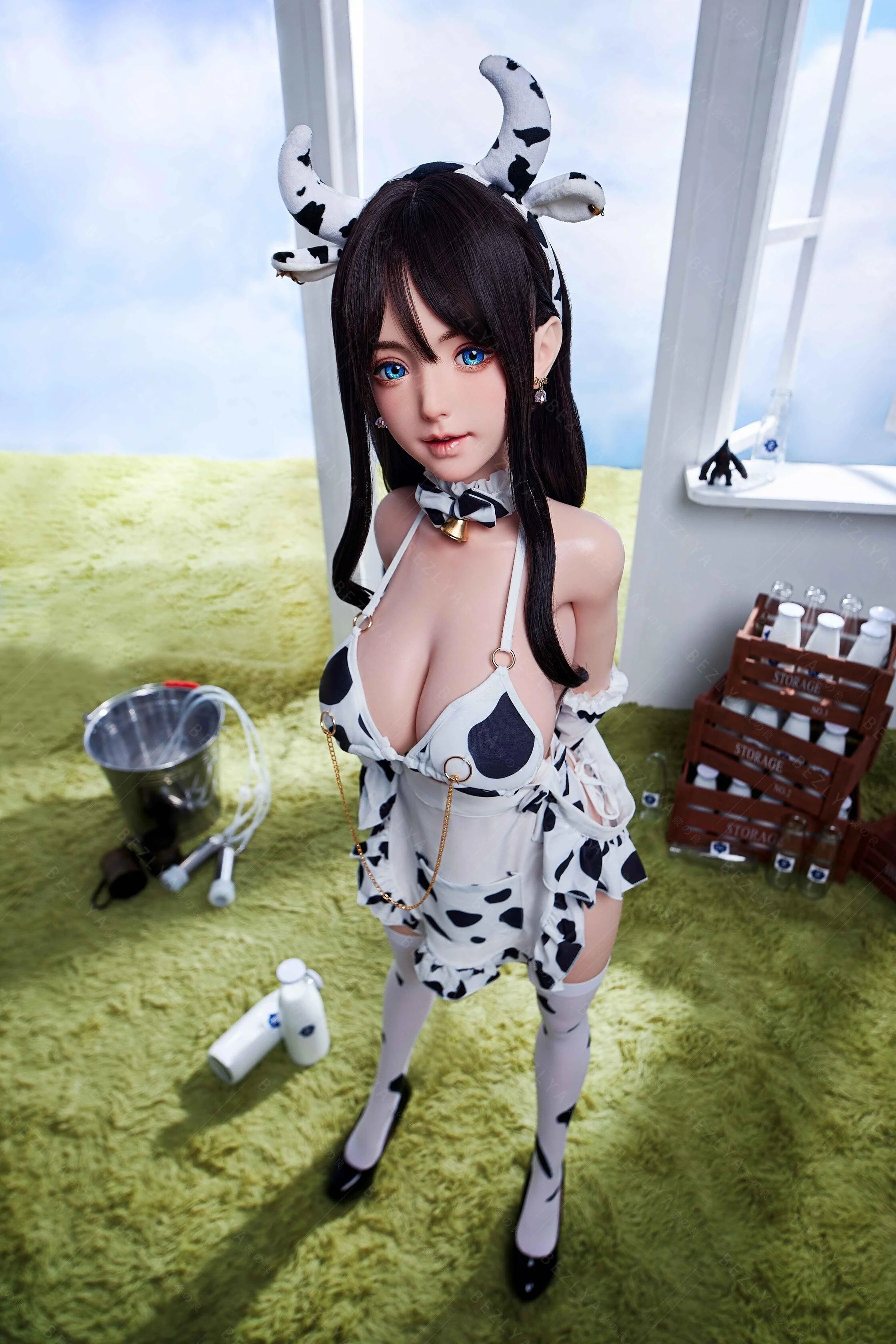 sex doll RCBezlya - Plsum - 145cm/4ft9 - 2.2CF F-cup - Silicone Sex Doll - R C