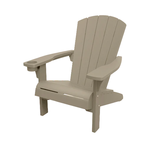 2026 PRE ORDER: SEP. - Keter Alpine Adirondack Chair - Silver Sage