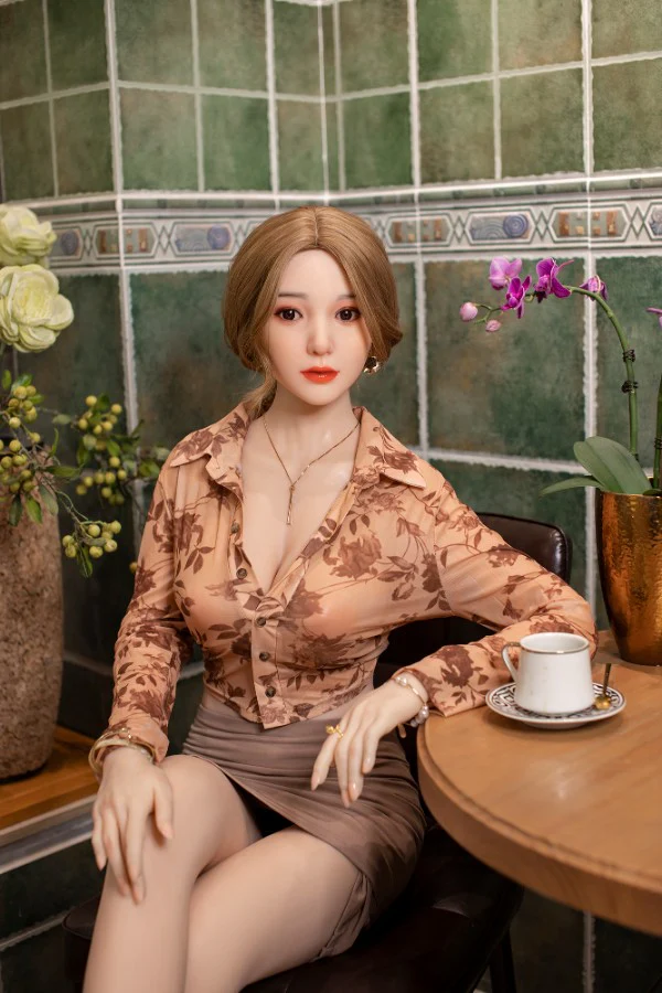 sex doll RC160cm / 5ft3 Natural Skin Sexy Charming Silicone Love Doll - Dime Doll: Sunny - R C