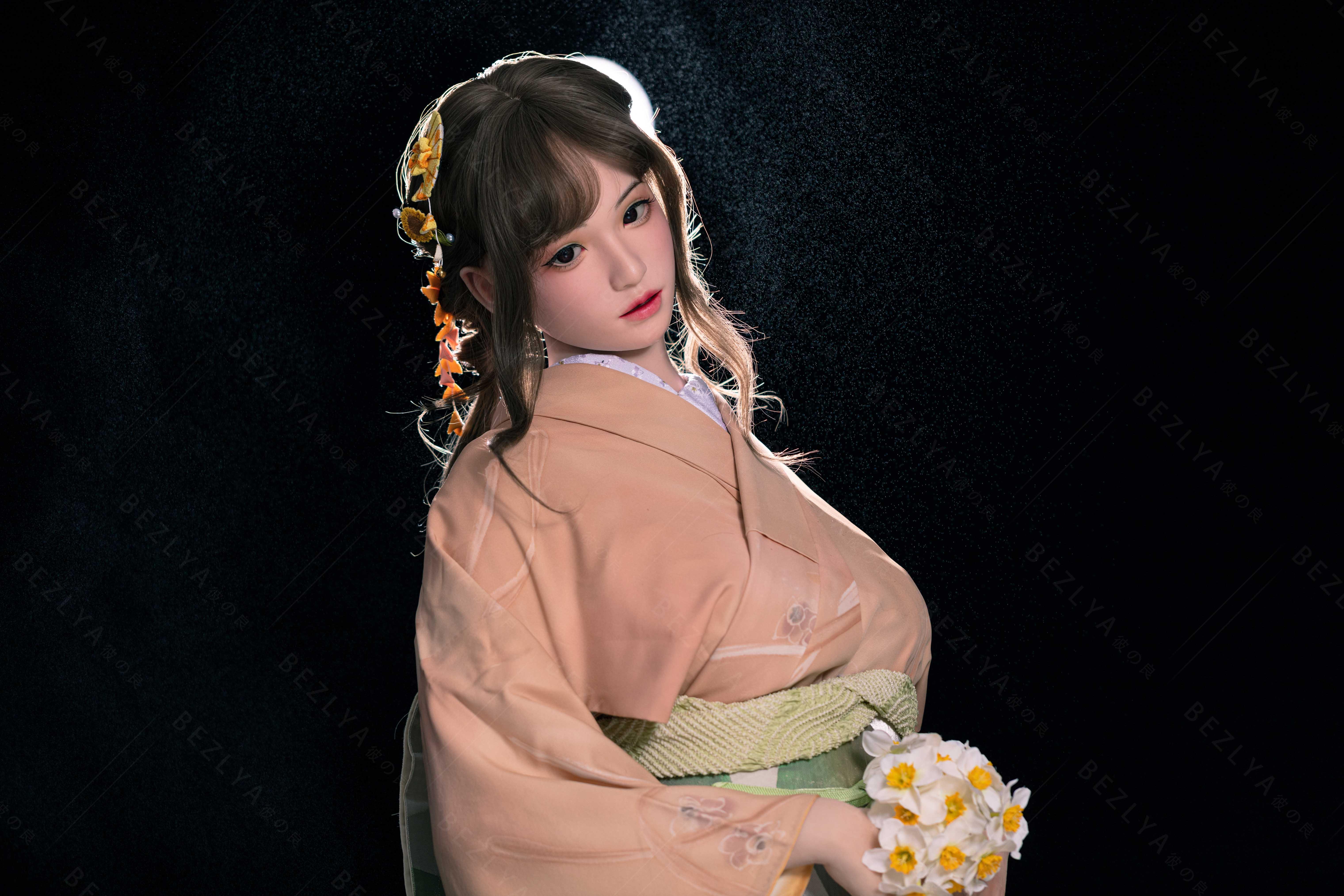 sex doll RCBezlya - Helianthus - 162cm/5ft3.75 - 2.2U A-cup - Silicone Sex Doll - R C