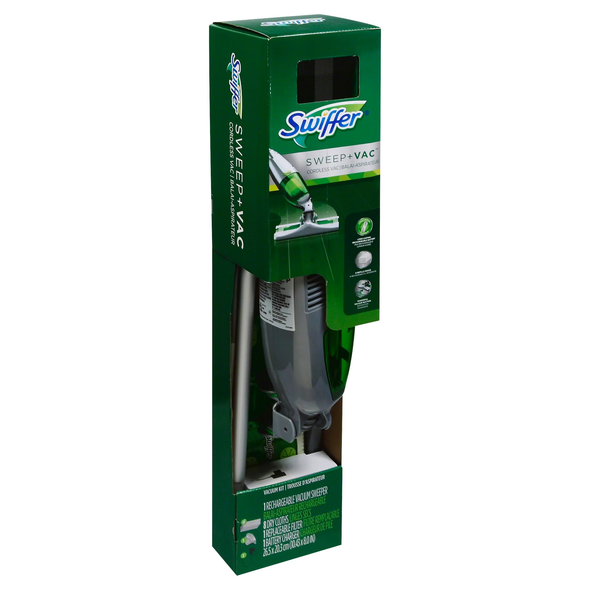 2026 Swiffer Vacuum Kit, Sweep + Vac, Cordless