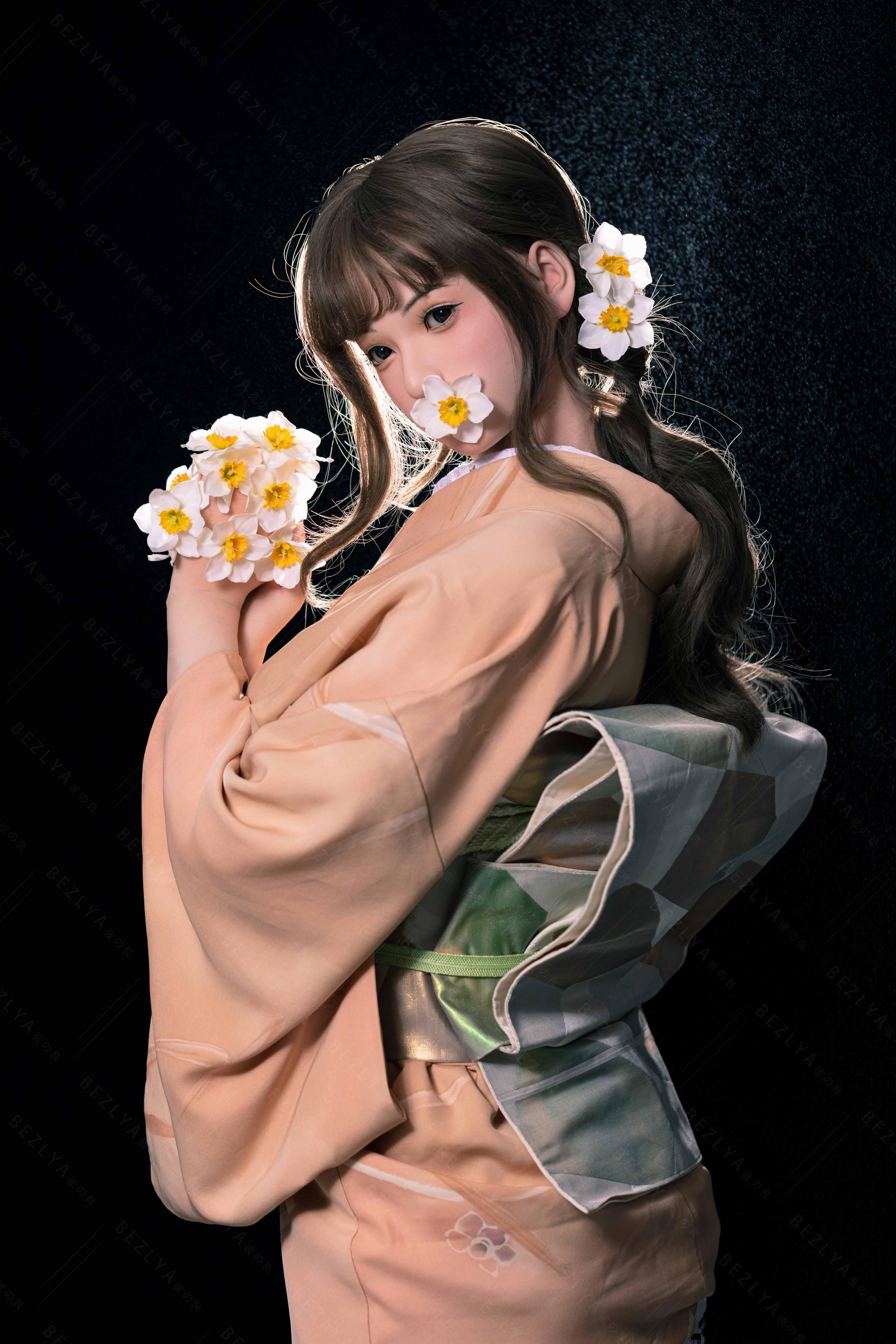 sex doll RCBezlya - Helianthus - 162cm/5ft3.75 - 2.2U A-cup - Silicone Sex Doll - R C